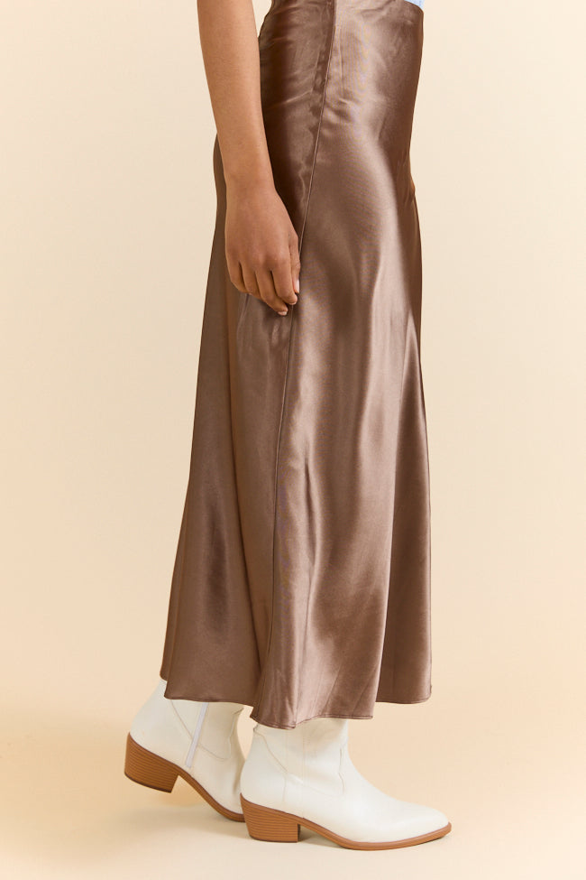Desert Cowgirl Bronze Skirt - Western Boho Maxi Skirt for Women | Perfect for Music Festivals, Rodeos & Boho Chic Outfits