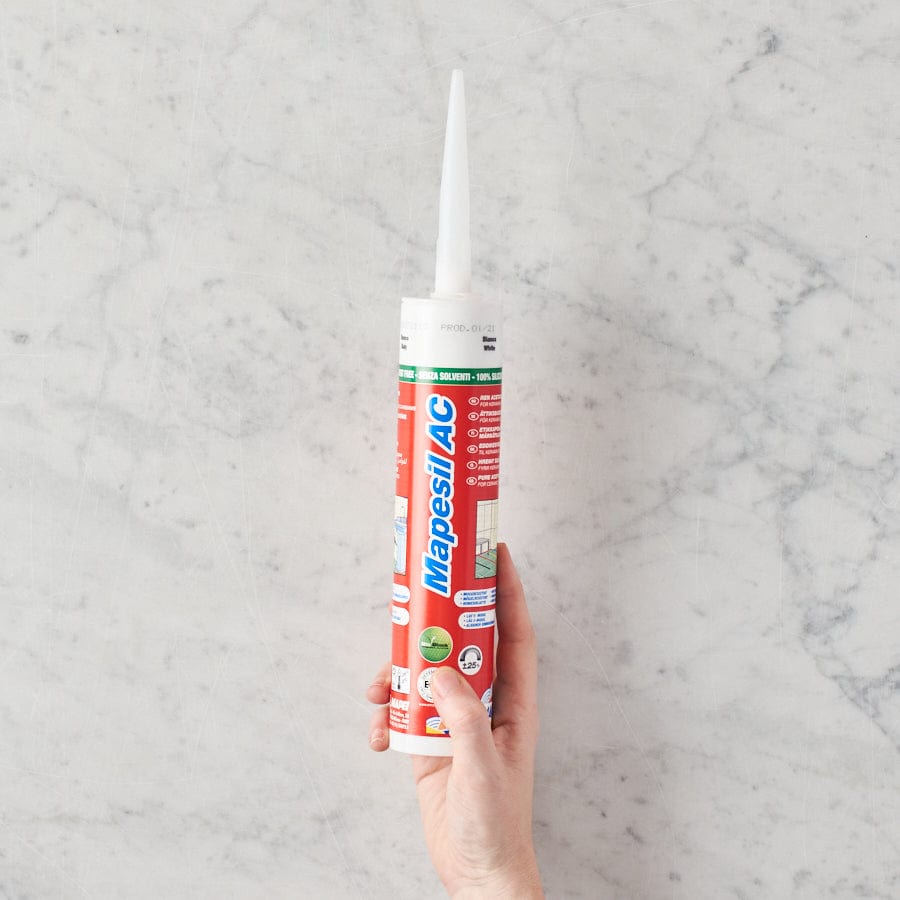 Premium Caribbean Mapei Silicone Sealant Mapesil AC - 10.5 oz (310ml) Tube - Waterproof Adhesive for Bathrooms, Kitchens & Windows - Ideal for Home Repairs & DIY Projects