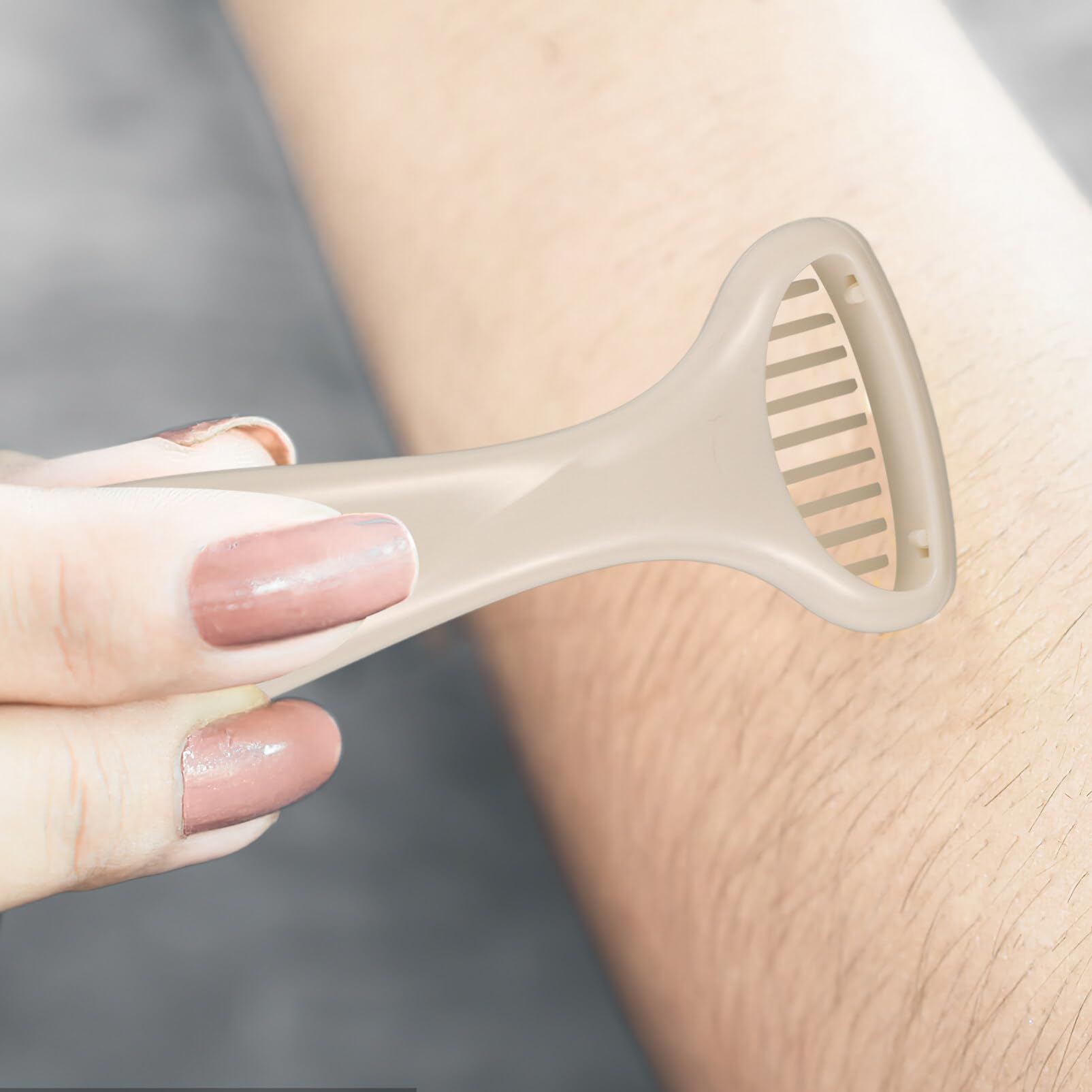 Beavorty Manual Body Hair Trimmer for Women - Painless Leg & Body Hair Remover, Smooth Skin Shaver - Perfect for Bikini Line, Underarms & Sensitive Areas