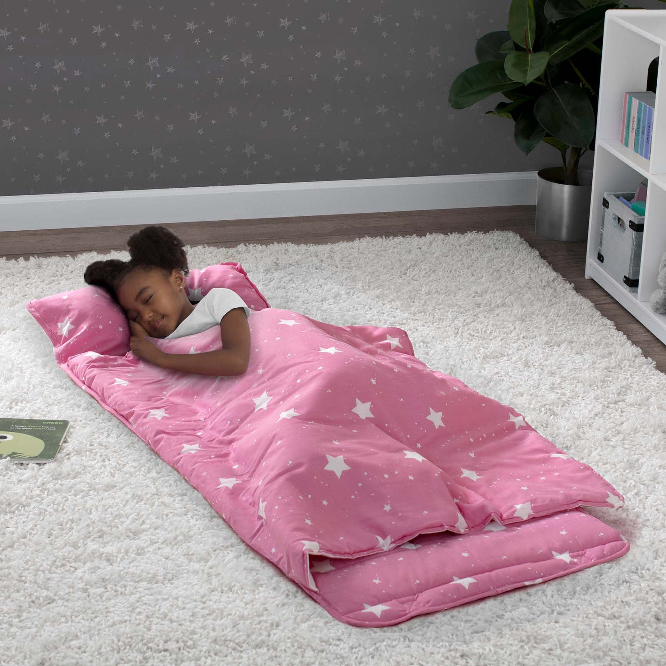 Personalized Nap Mat with Pillow & Blanket for Toddlers & Kids - Soft Portable Sleeping Mat for Daycare, Preschool & Travel