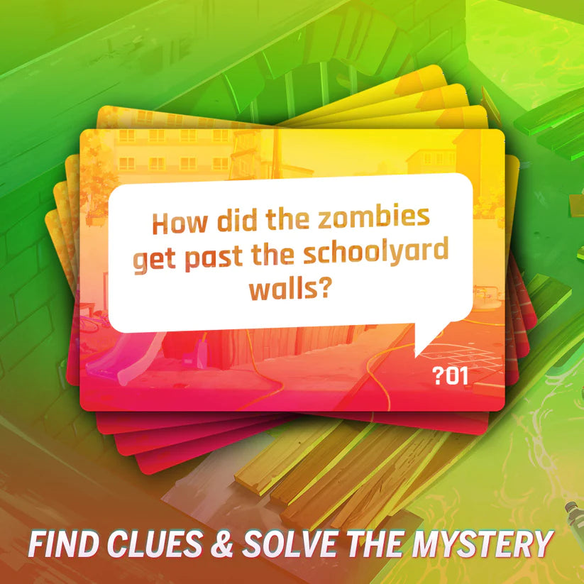 Flashback Zombie Kidz Board Game - Cooperative Strategy Game for Kids & Families | Fun Halloween & Family Game Night Activity