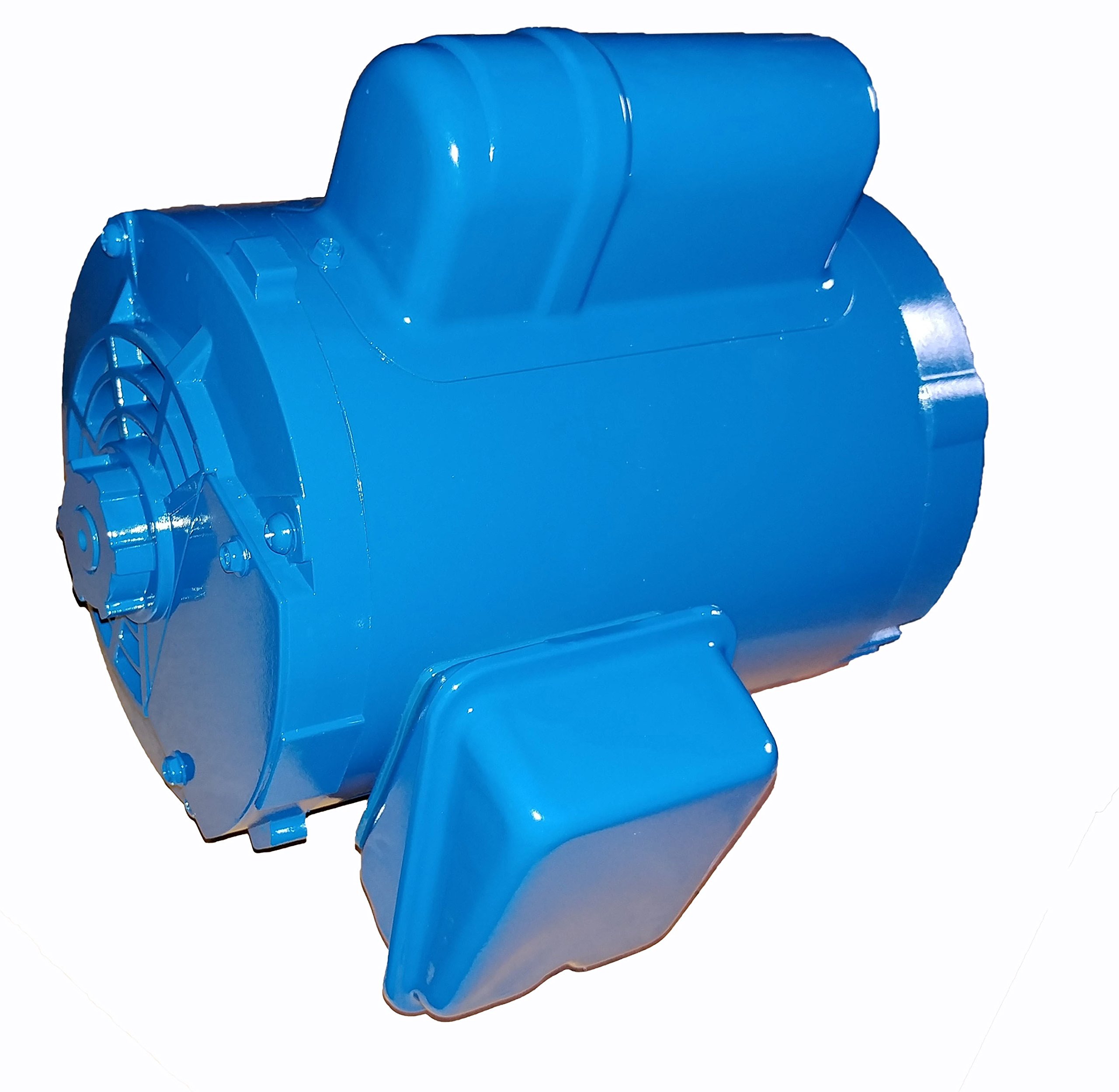 Hallmark Industries MA0520E 2 HP AC Motor, 1725 RPM, 3 Phase 60Hz, 208-230/460V, 56C/TEFC Frame, Foot Mounted, SF 1.15, Class F Insulation, Inverter Duty, Steel Construction (Pack of 1) - Ideal for Industrial Pumps, Fans, and Conveyor Systems