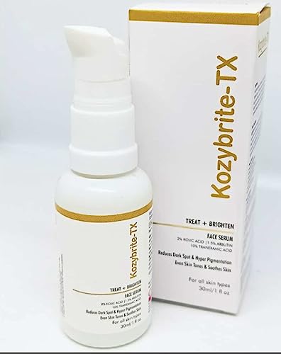 Kozybrite - TX Anti-Aging Face Serum with Hyaluronic Acid & Vitamin C | Brightening & Hydrating Skincare for Women | Perfect for Daily Routine & Night Care