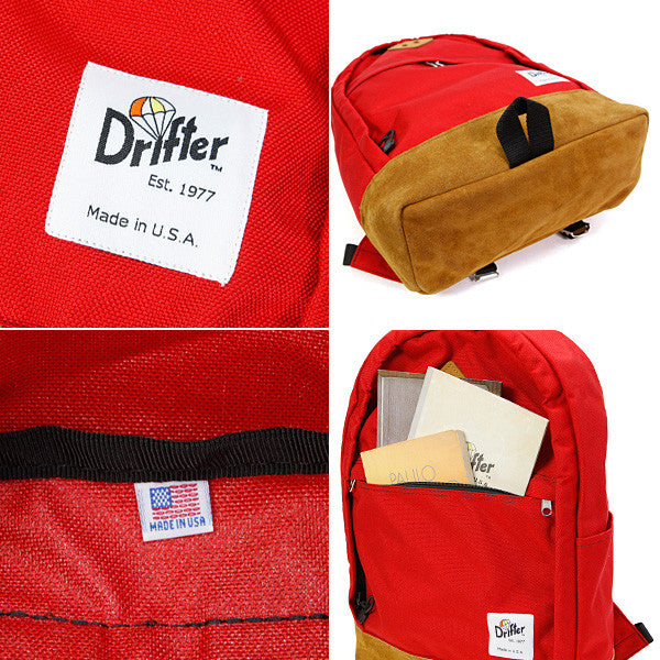 DRIFTER RAMBLING PACK Backpack - Burn Red | Made in USA | Durable Hiking & Travel Backpack for Outdoor Adventures