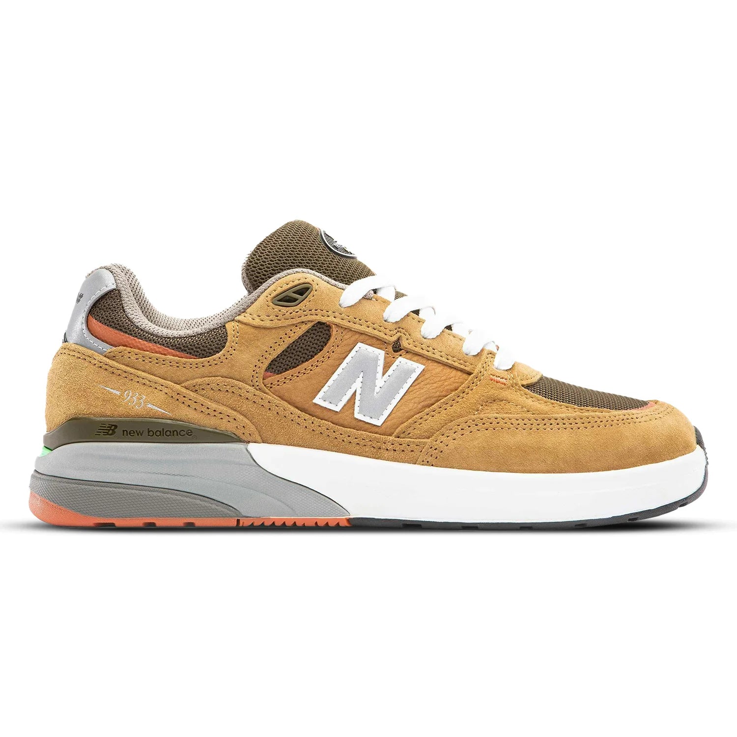 New Balance 933 Andrew Reynolds Skate Shoes in Wheat - Durable & Comfortable Sneakers for Skateboarding, Streetwear & Casual Wear