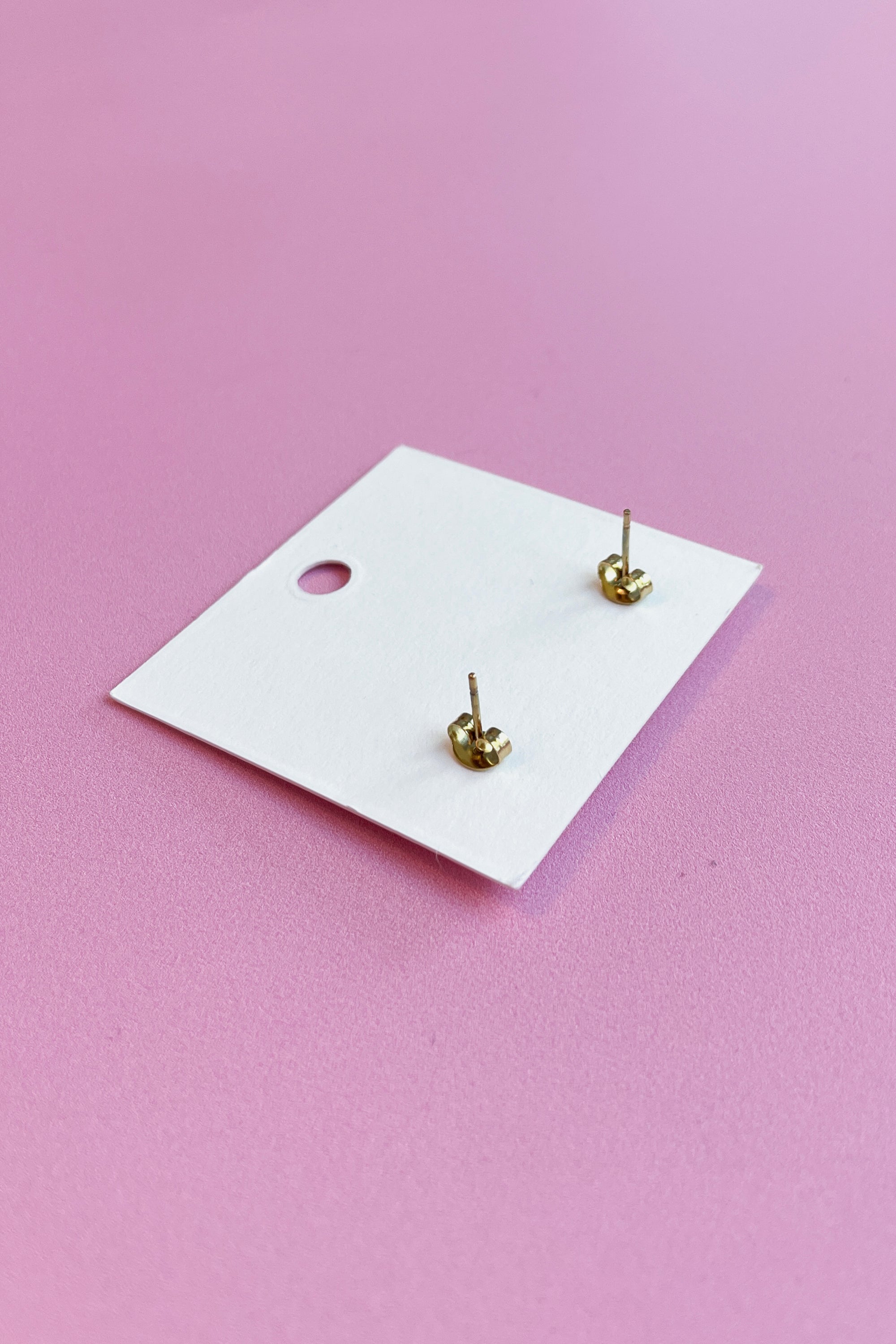 Pink Clover Earrings for Women - Dainty Floral Stud Earrings for Everyday Wear, Gift Giving & Special Occasions