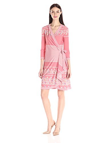 BCBGMax Azria Adele Wrap Dress for Women - Elegant Office & Party Wear