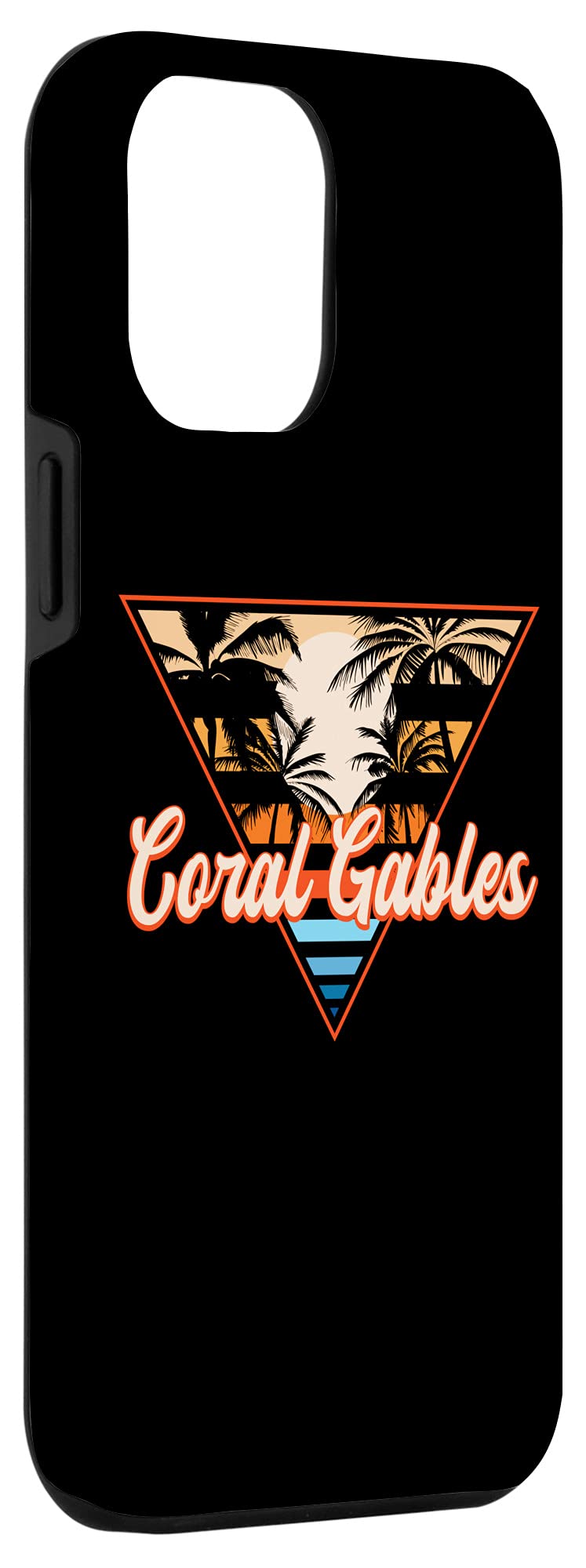 iPhone 12 Pro Max Coral Gables Florida Beach Lover Case - Miami Summer Style for Beach Bums & Outdoor Adventures