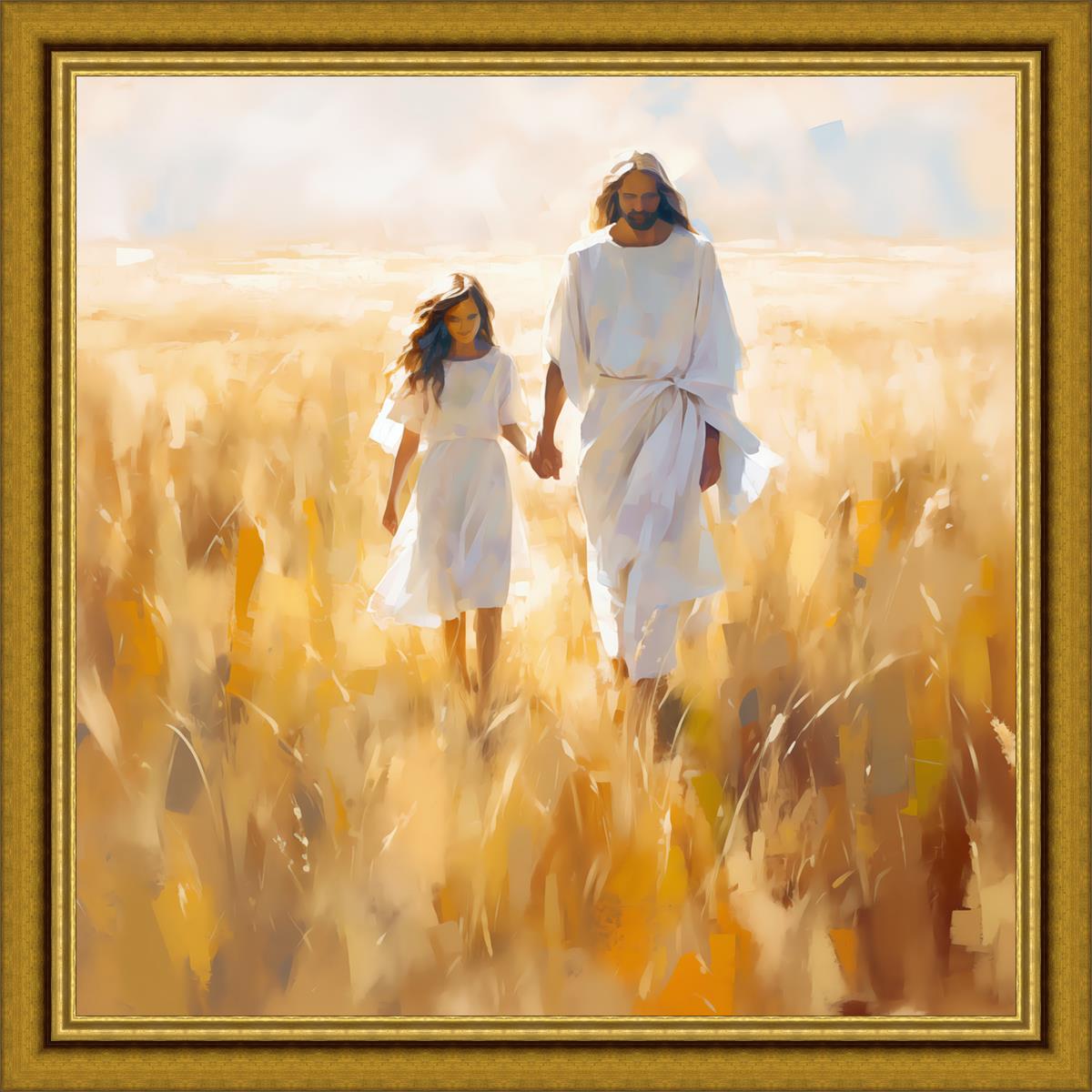 Come Follow Me Large Wall Art - Inspirational Christian Home Decor for Living Room, Bedroom & Office - Perfect Gift for Religious Families