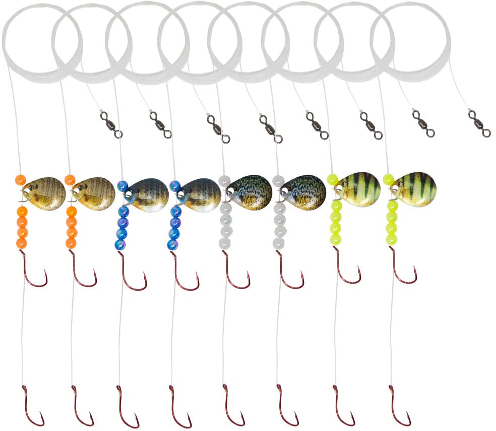 Tooth Shield Tackle Walleye Crawler Harness Spinner Rig #2 Live Series Colorado Blade - Premium Fishing Gear for Walleye, Bass & Pike - Perfect for Freshwater Lakes & Rivers