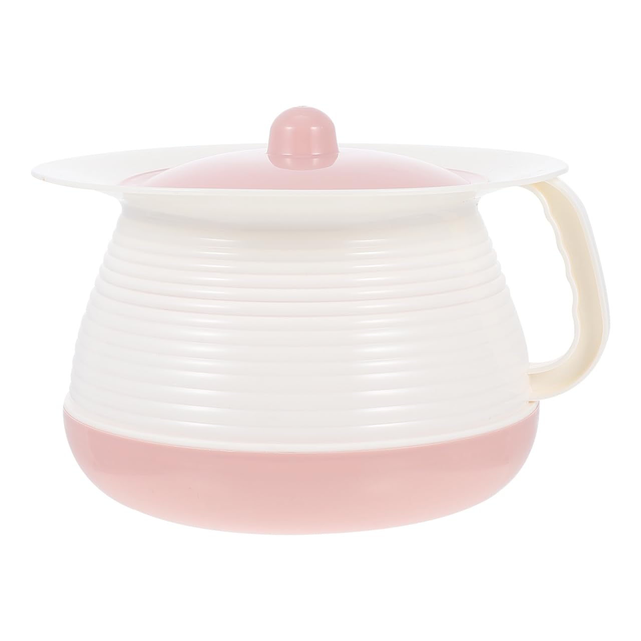 Portable Adult Urinal with Lid - Plastic Spittoon & Bedpan for Men, Elderly & Toddlers - Travel, Home Care & Hospital Use