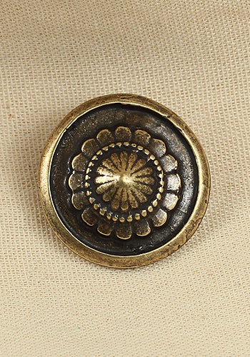 Antique Brass Rivet Plate Cone for Leather Crafting, DIY Projects, and Vintage Furniture Restoration – Perfect for Handmade Bags, Belts, and Home Decor
