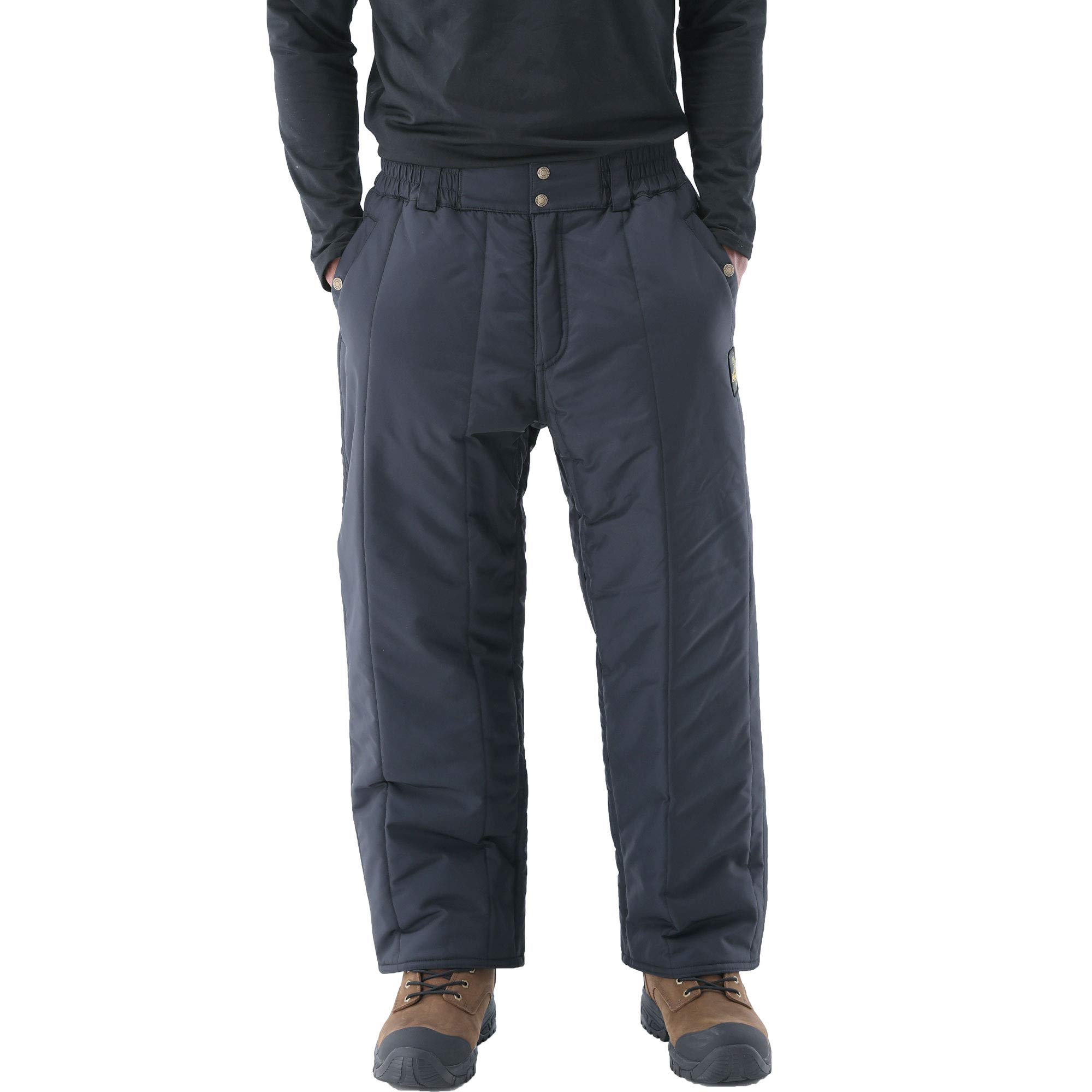 RefrigiWear Iron-Tuff Water-Resistant Insulated Work Pants for Men - Heavy Duty Cold Weather Gear for Outdoor Jobs, Hunting & Winter Activities