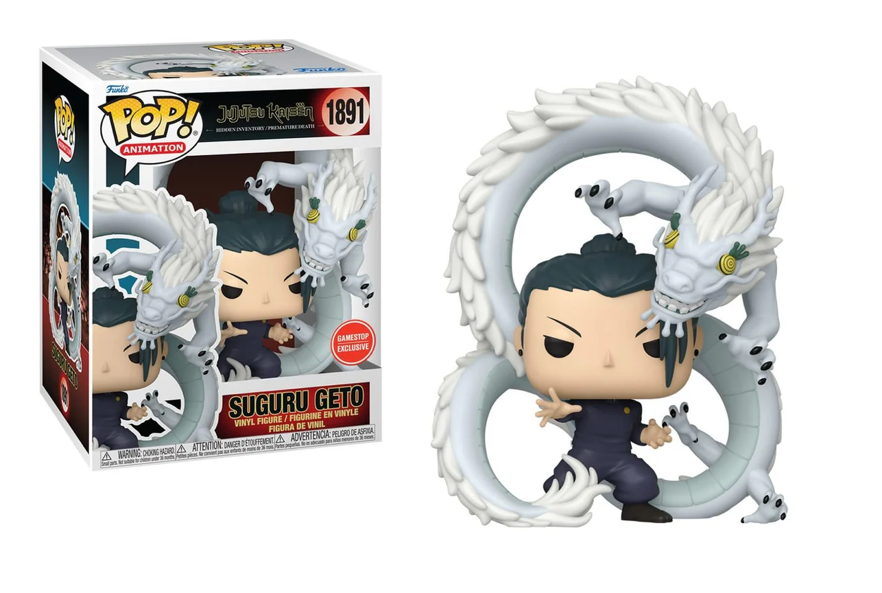 Jujutsu Kaisen Suguru Geto with Rainbow Dragon Funko Pop! Vinyl Figure - Gamestop Exclusive Collectible - Perfect for Anime Fans, Display Shelves & Gift Giving