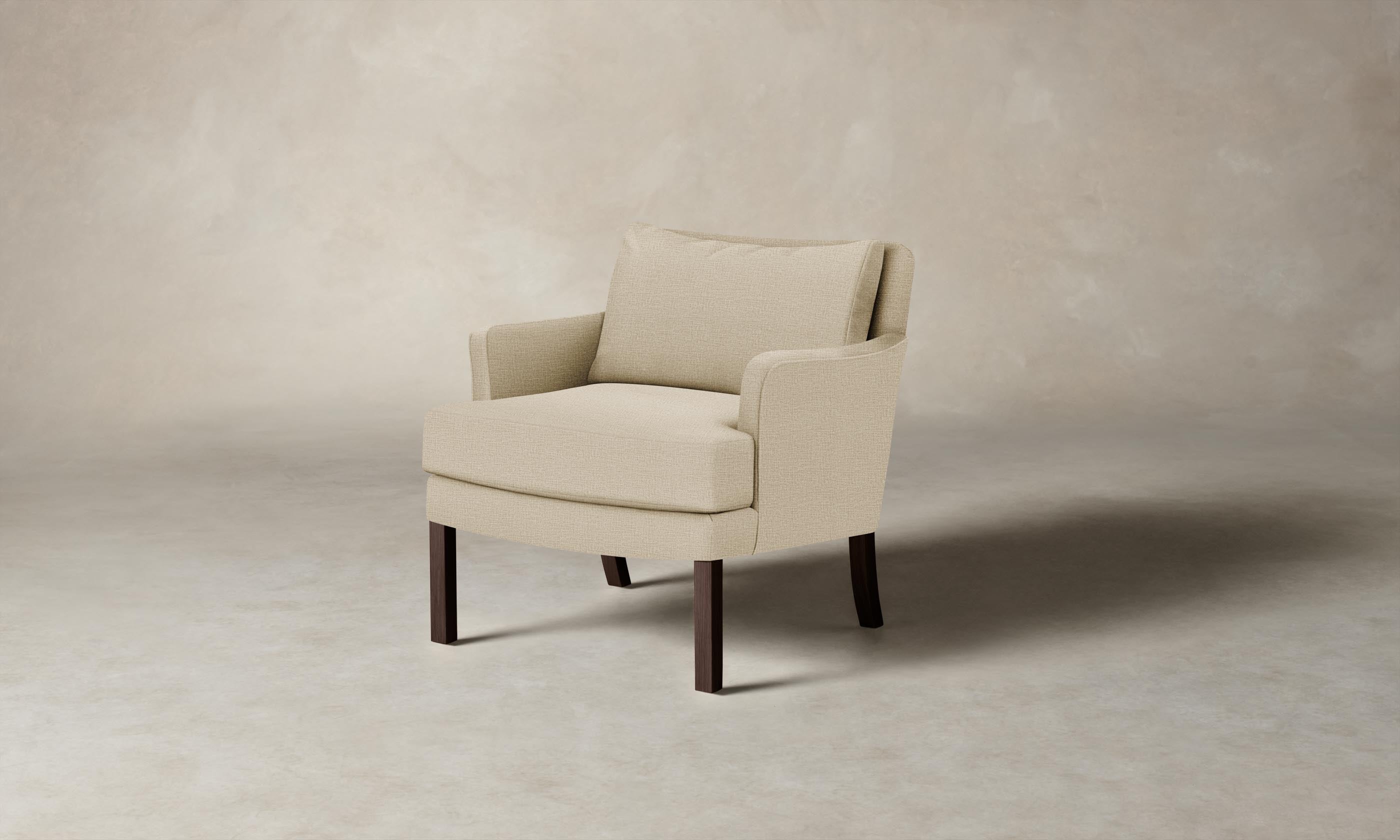 Kaye Performance Woven Chenille Chair - Comfortable Modern Living Room Seating for Home & Office - Perfect for Relaxing, Reading, and Entertaining Guests