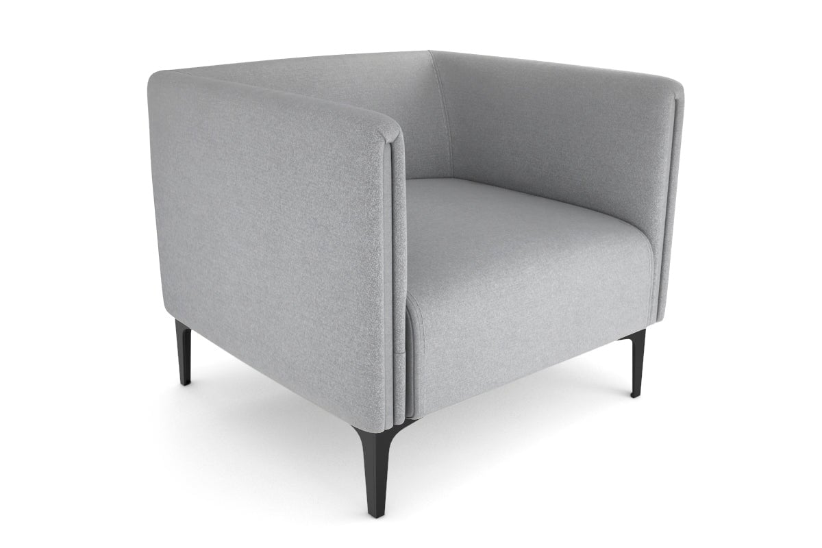 Drej 2.0 Lounge Chair with Square Arms - Modern Single Seater Sofa for Living Room, Bedroom or Office