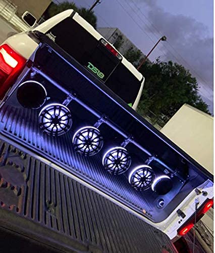DS18 PU-Tube Pick Up Truck Bed Mounting Tube - Heavy Duty White Truck Accessories for Mounting Towers & Pods | Perfect for Off-Roading, Camping & Work Trucks