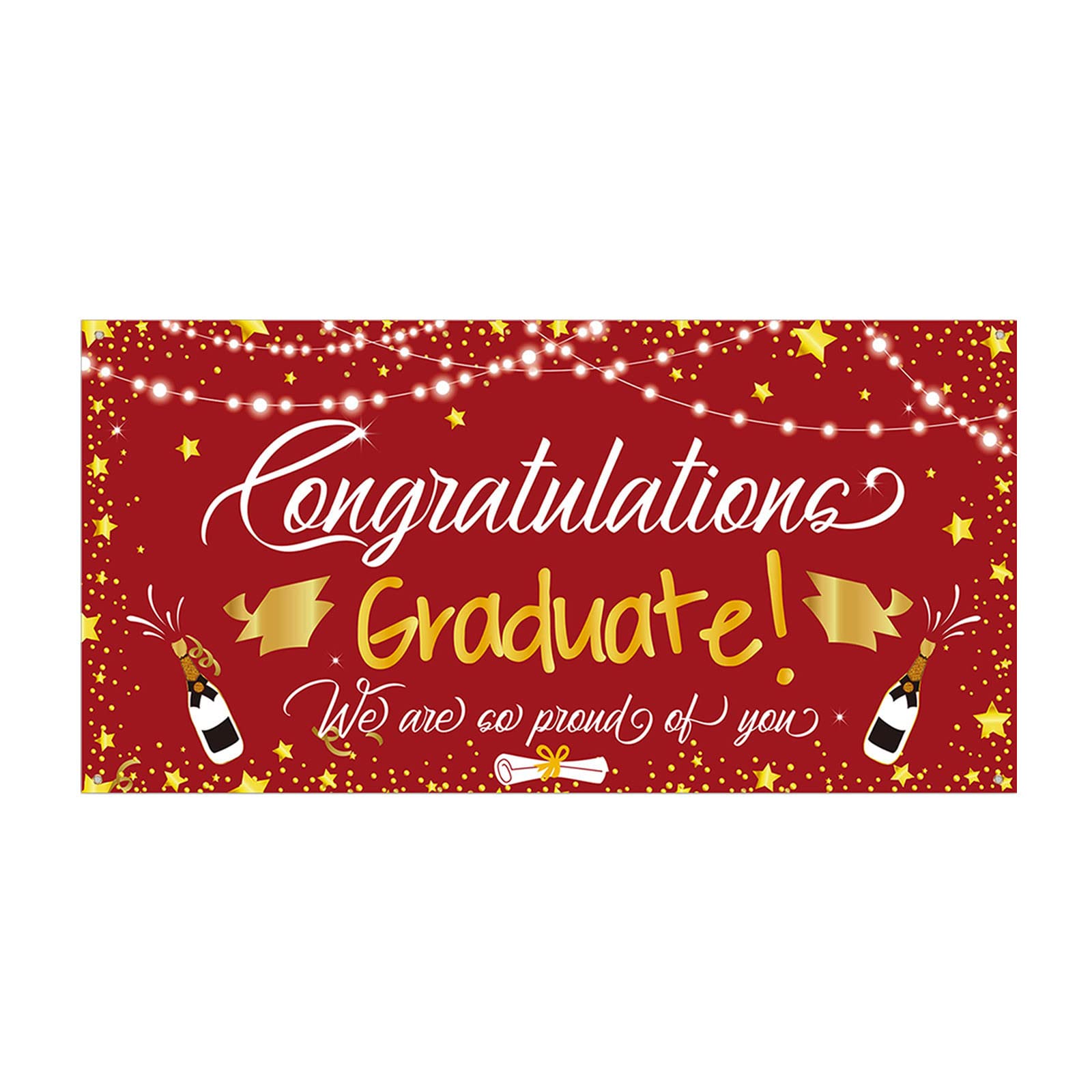 Girls Party Dresses with 150x90cm Red Background Cloth - Graduation & Event Photo Banner Decorations Kit | Perfect for Birthday Parties, School Events & Celebrations
