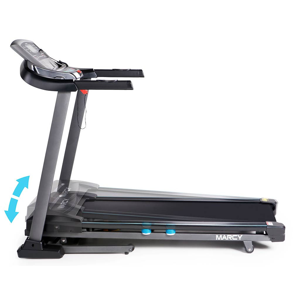 Marcy JX-663SW Motorized Treadmill with Auto Incline - Home Gym Cardio Equipment for Running & Walking - Perfect for Small Spaces & Home Workouts