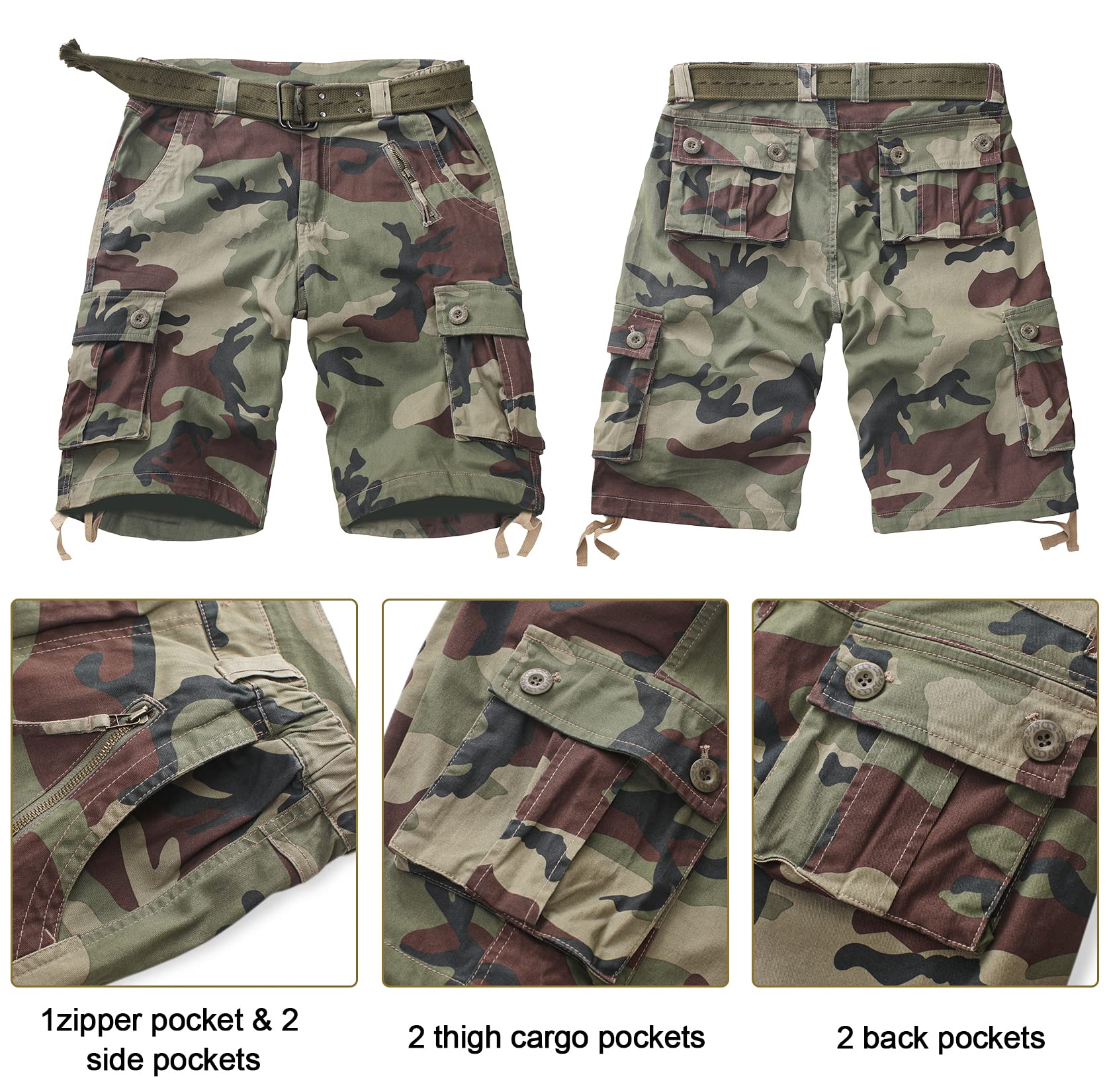 TRGPSG Women's Hiking Shorts - 7