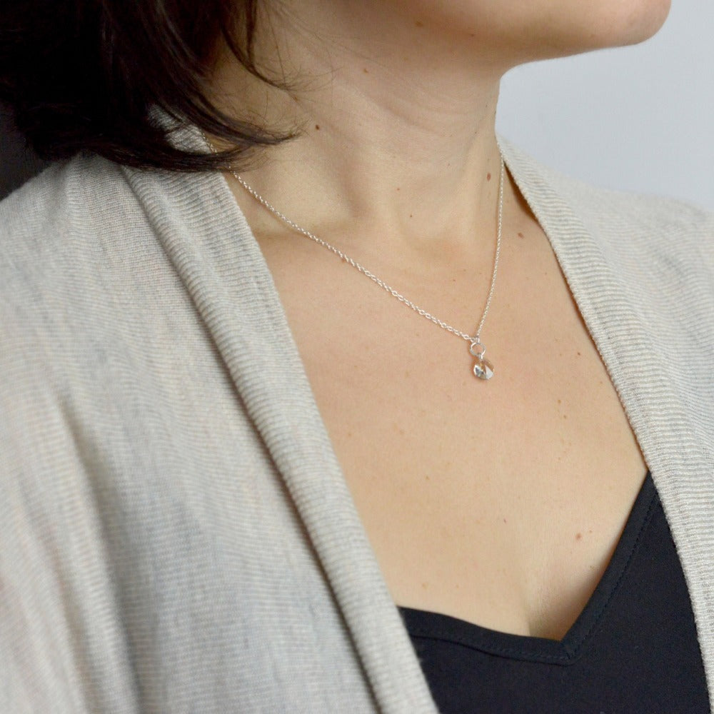 Elegant Freefall Crystal Necklace for Women - Dainty Layering Jewelry Gift for Birthday, Anniversary & Valentine's Day - Perfect for Date Night & Special Occasions