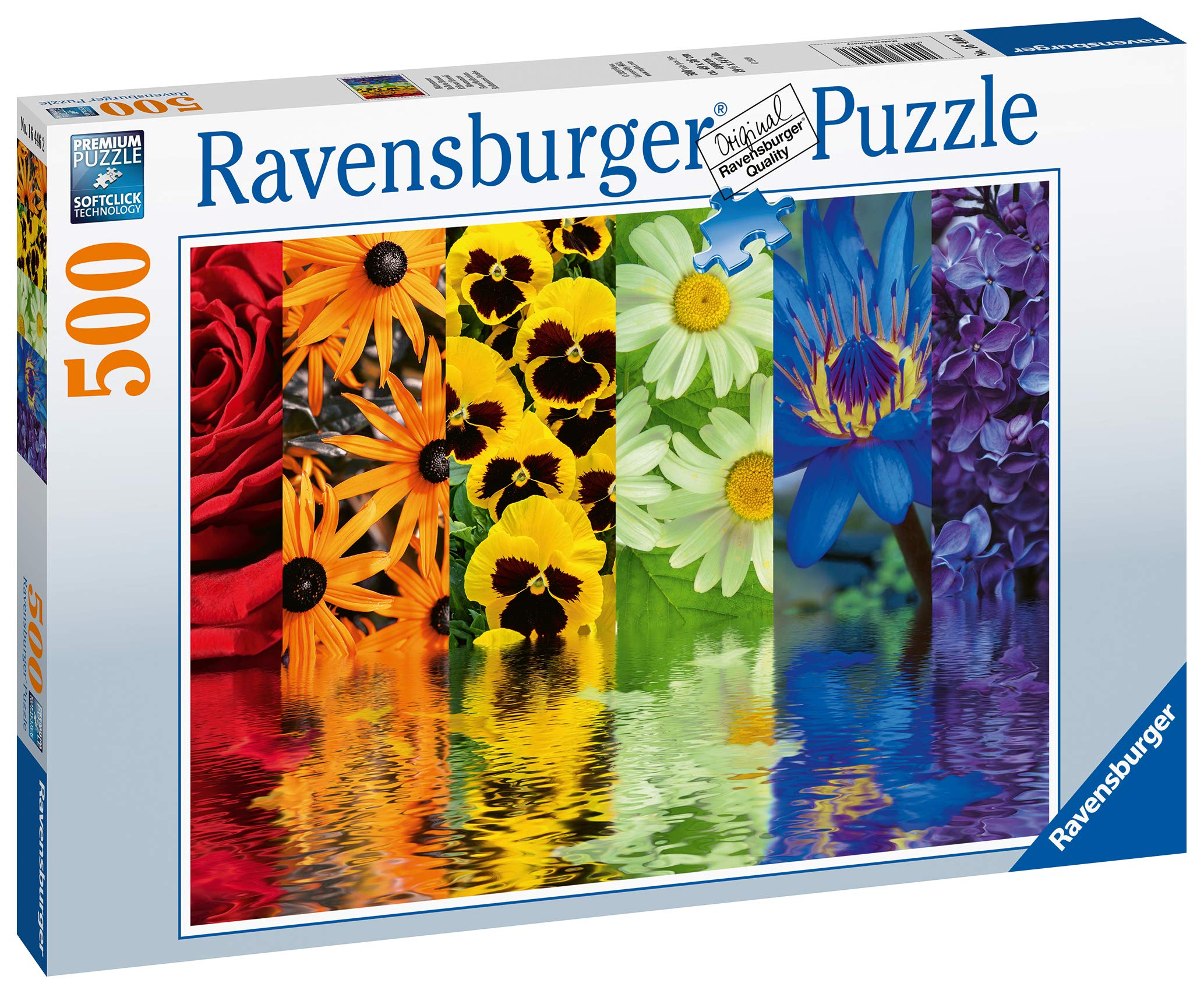 Ravensburger 500-Piece Flower Puzzle for Adults & Kids - Premium Jigsaw Puzzle with Glue for Framing - Unique Gift for Women - Perfect for Family Bonding, Home Decor & Relaxation
