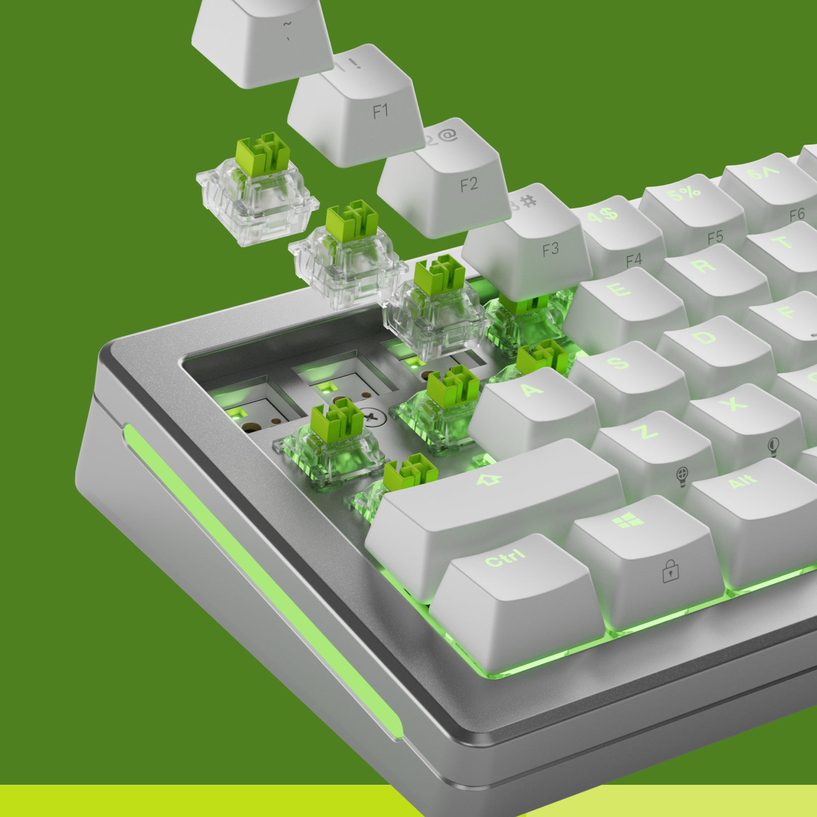 Raptor HE Gaming Keyboard Switches - Mechanical Key Switches for PC, Mac, and Gaming Laptops - Perfect for Esports, Typing, and Professional Gaming