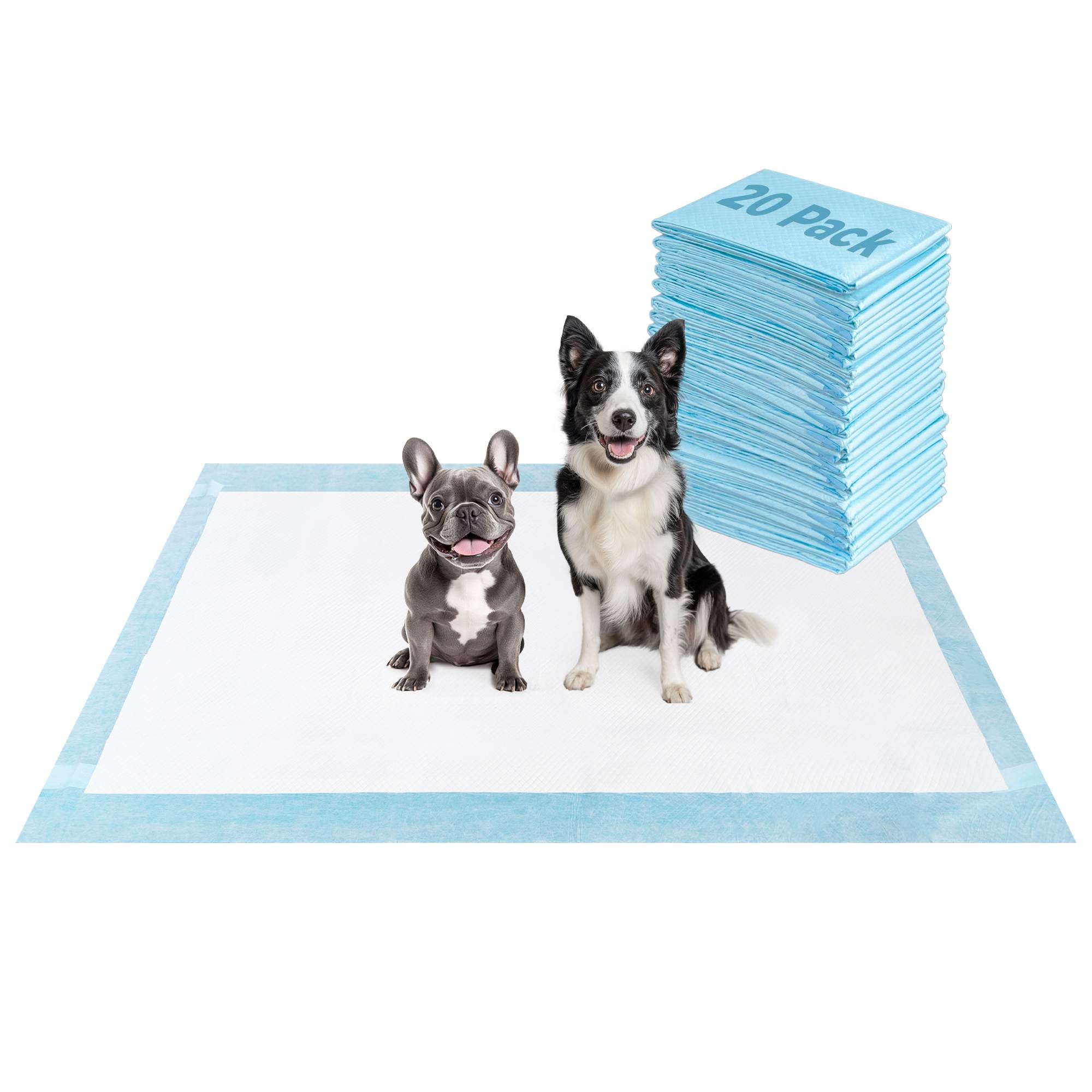 Extra Large Disposable Puppy Pads for Potty Training, Whelping & Housebreaking - Super Absorbent Dog Pee Pads for Puppies, Senior Dogs & Indoor Use (Perfect for Crate Training, Kennels & Pet Carriers)