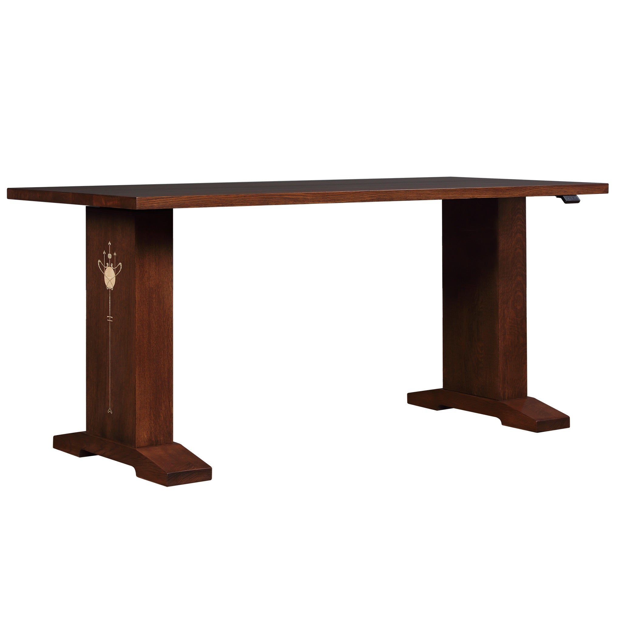 Harvey Ellis Adjustable Height Work Table - Heavy Duty Craft & Workbench for Woodworking, DIY Projects & Home Office - Perfect for Workshops, Garages & Studios