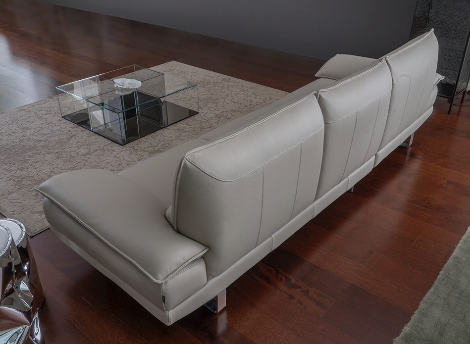 Nicolette Dave Genuine Leather Sectional Sofa - Italy Handcrafted Luxury for Living Room & Lounge