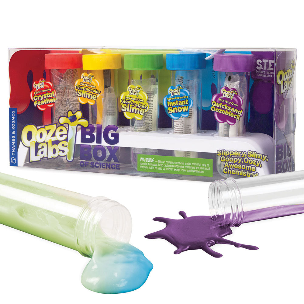 Ooze Labs Big Box of Science Kit - Fun STEM Learning Experiments for Kids | Perfect for Home, Classroom & Science Fair Projects