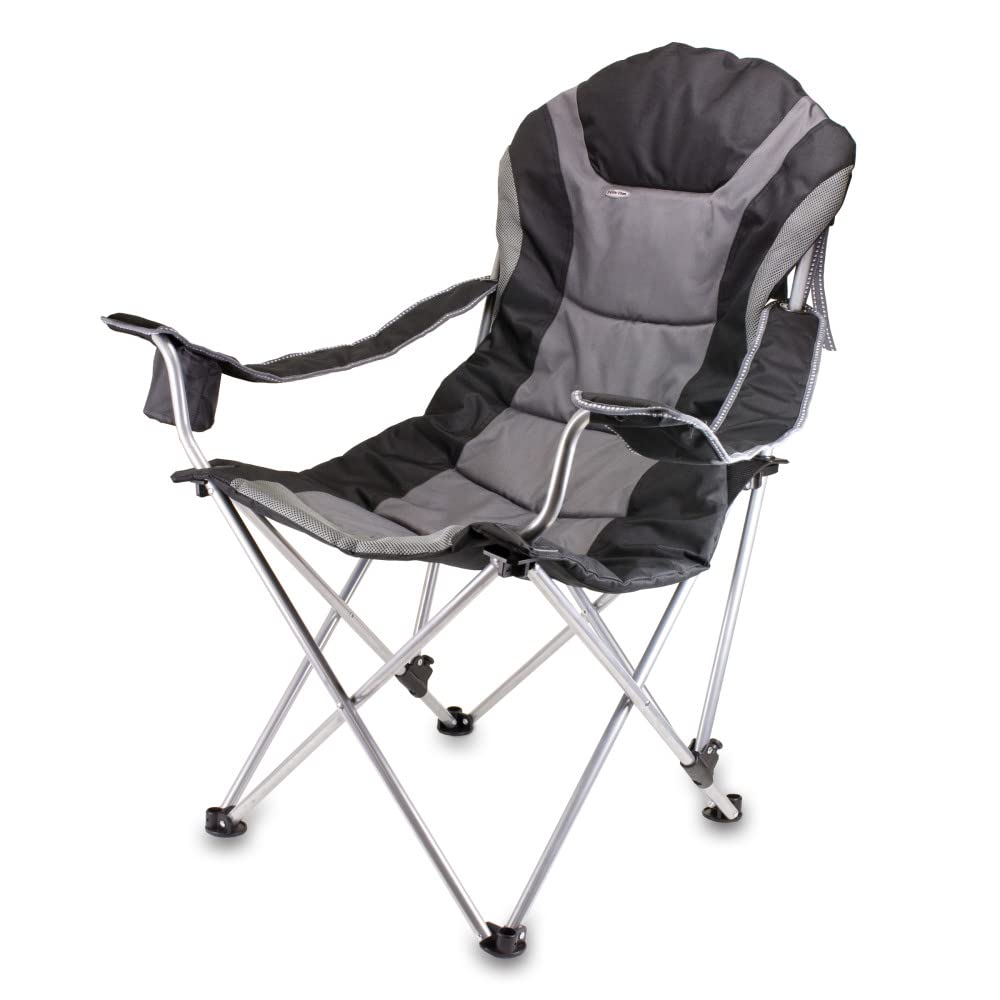 PICNIC TIME NCAA Arkansas Razorbacks Folding Camp Chair - Portable Reclining Beach Chair for Adults with Carry Bag - Perfect for Tailgating, Camping & Outdoor Events