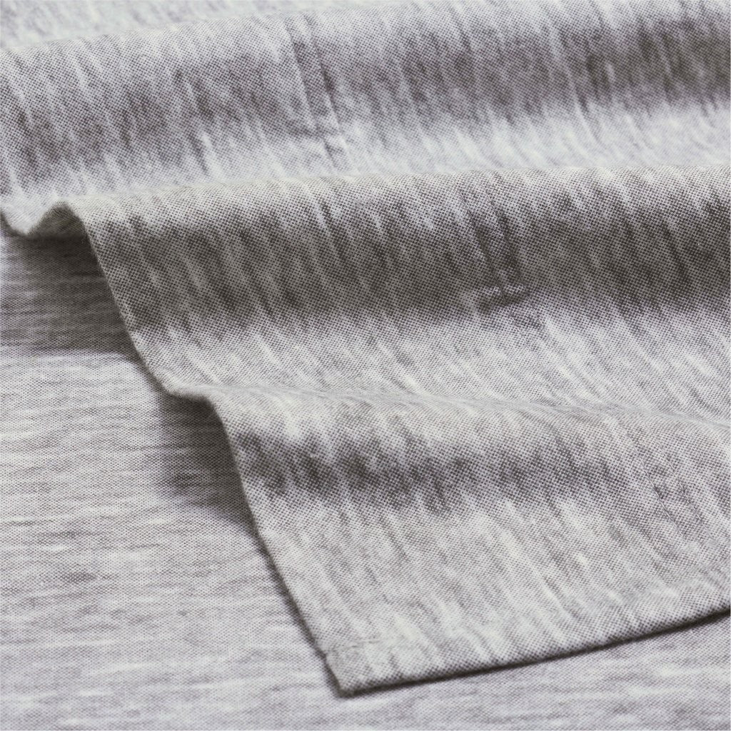 Premium Melange Flannel Cotton Two-Toned Brushed Deep Pocket Sheet Set - Ultra Soft & Cozy for Winter Nights, Perfect for Bedroom Comfort & Warmth