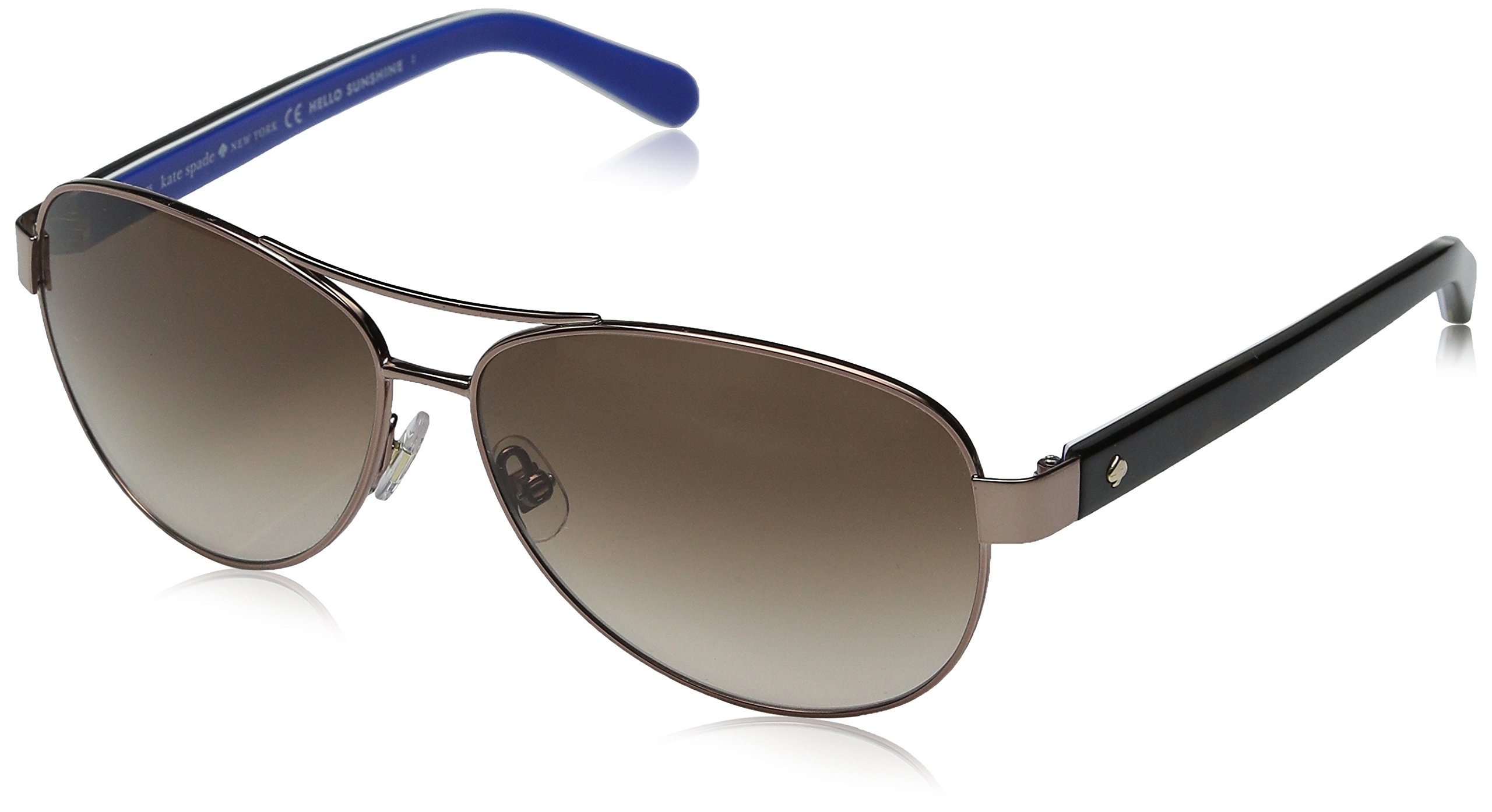 Kate Spade New York Women's Dalia Aviator Sunglasses - UV Protection, Polarized Lenses for Outdoor, Driving, and Travel Fashion Accessories