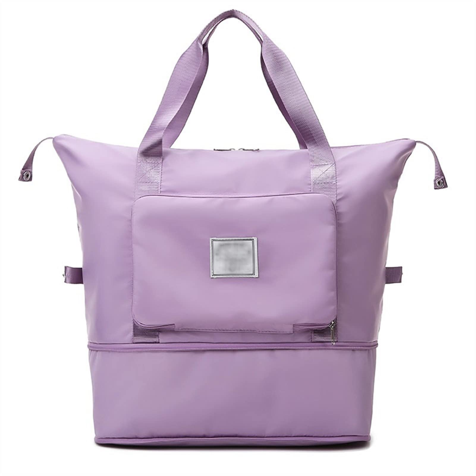 Large Capacity Expandable Folding Travel Bag for Women - Waterproof Weekender Duffel with Wet/Dry Separation & Trolley Sleeve | Perfect for Weekend Getaways, Gym, Beach Trips & Air Travel