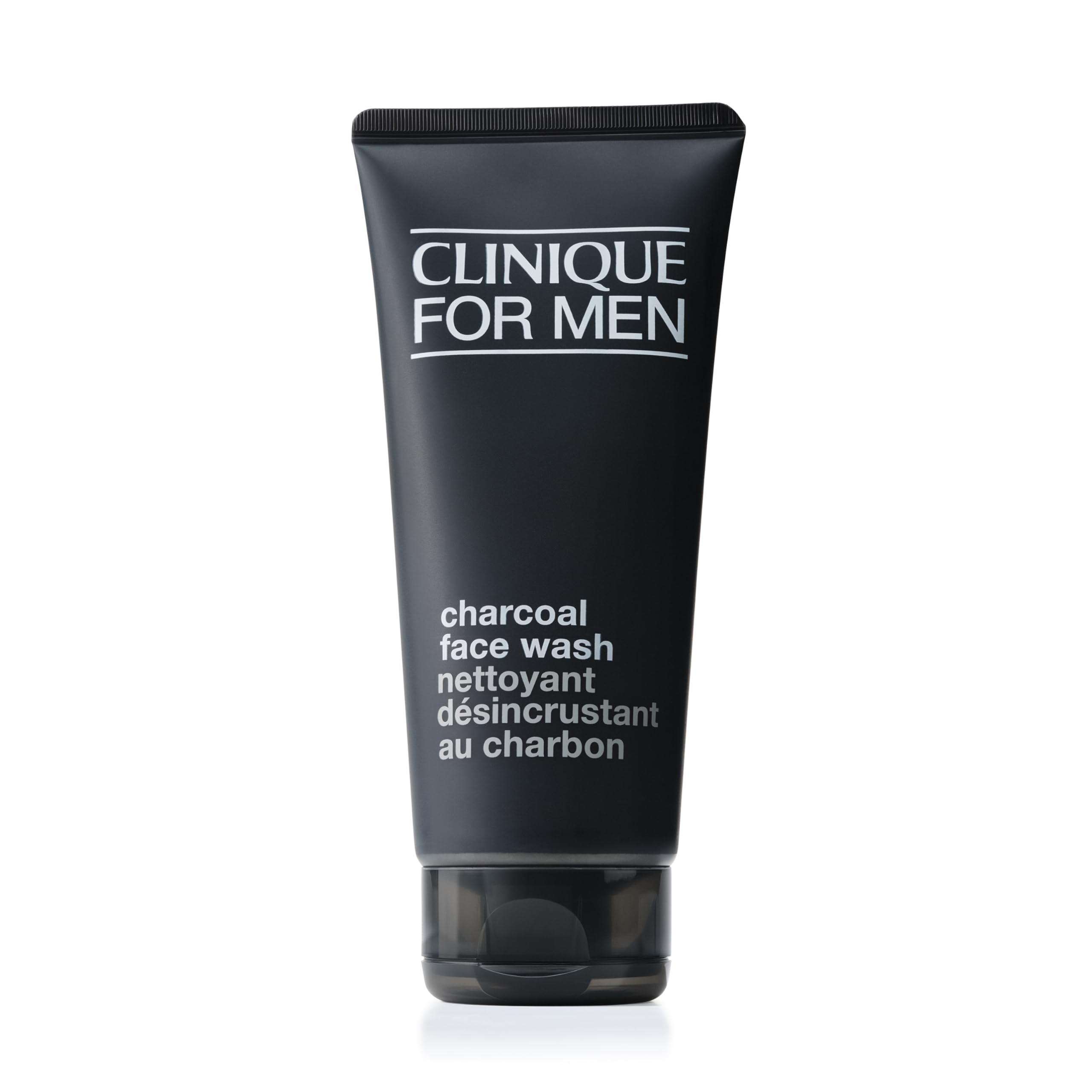 Clinique For Men Charcoal Face Wash - Deep Cleansing & Detoxifying Facial Cleanser for Oily & Acne-Prone Skin, 6.7 Fl Oz | Daily Skincare Routine & Post-Workout Refresh