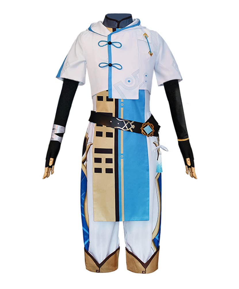 MayMaxPlay Chongyun Cosplay Costume - Genshin Impact Character Outfit for Halloween, Anime Conventions & Game Events | Premium Quality Roleplay Costume for Fans & Collectors
