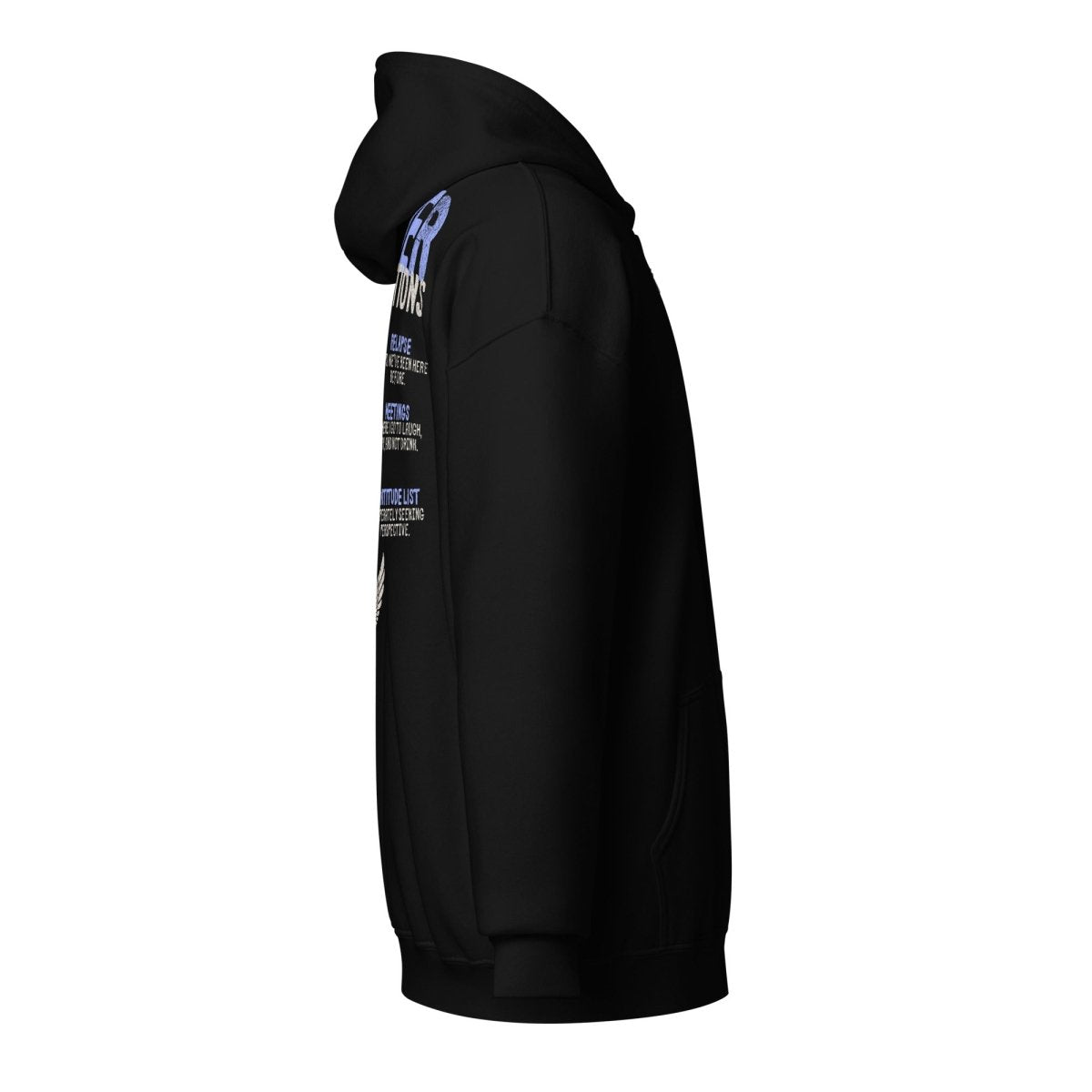 Sober Translations Vol. 2 Reimagined - Zip Up Recovery Hoodie for Men & Women | Comfortable Addiction Recovery Apparel | Perfect for 12-Step Meetings, Sober Living & Everyday Wear