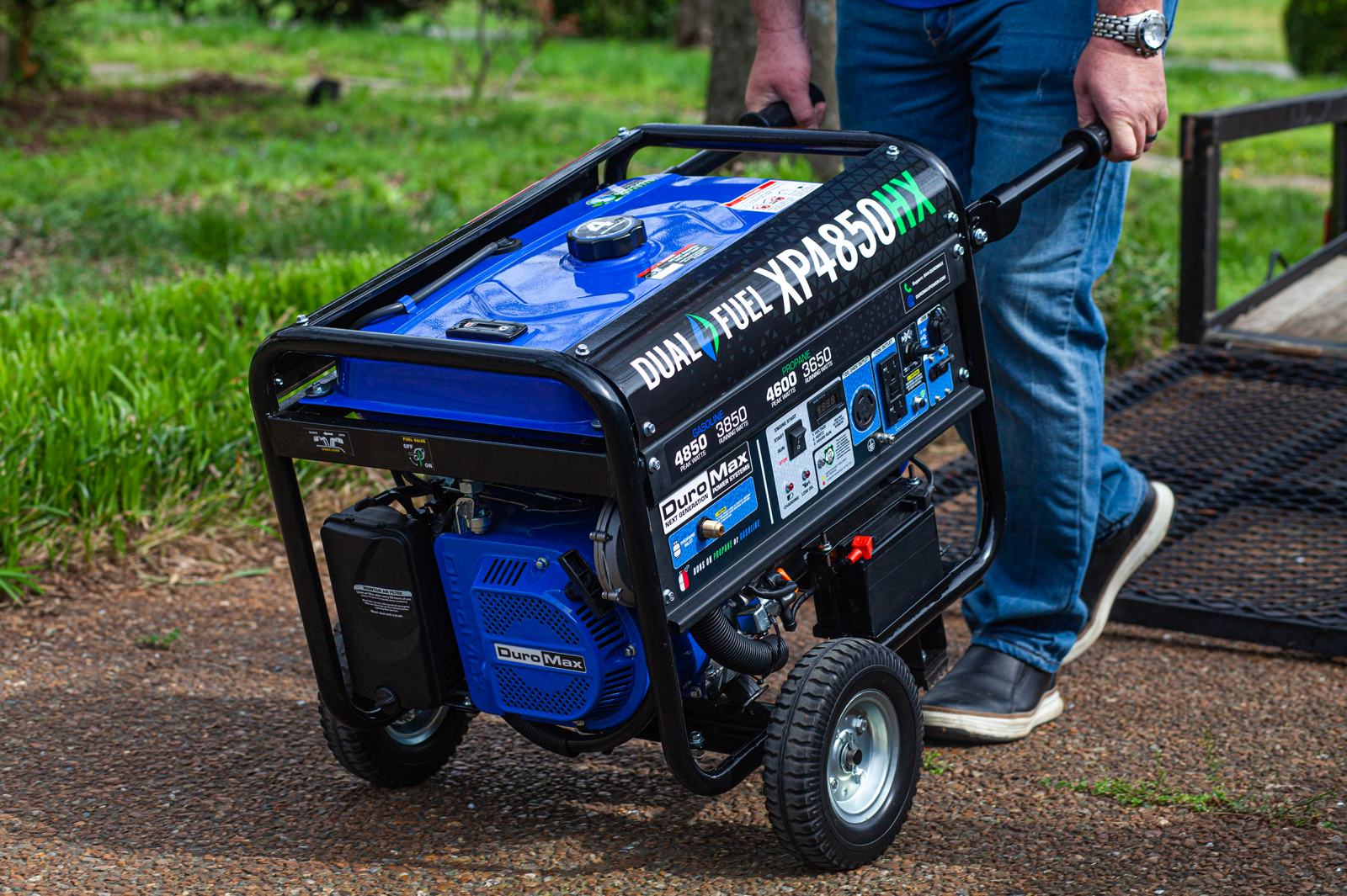8500W Dual Fuel Portable Inverter Generator with CO Alert - Reliable Power for Camping, RV Trips & Emergency Backup
