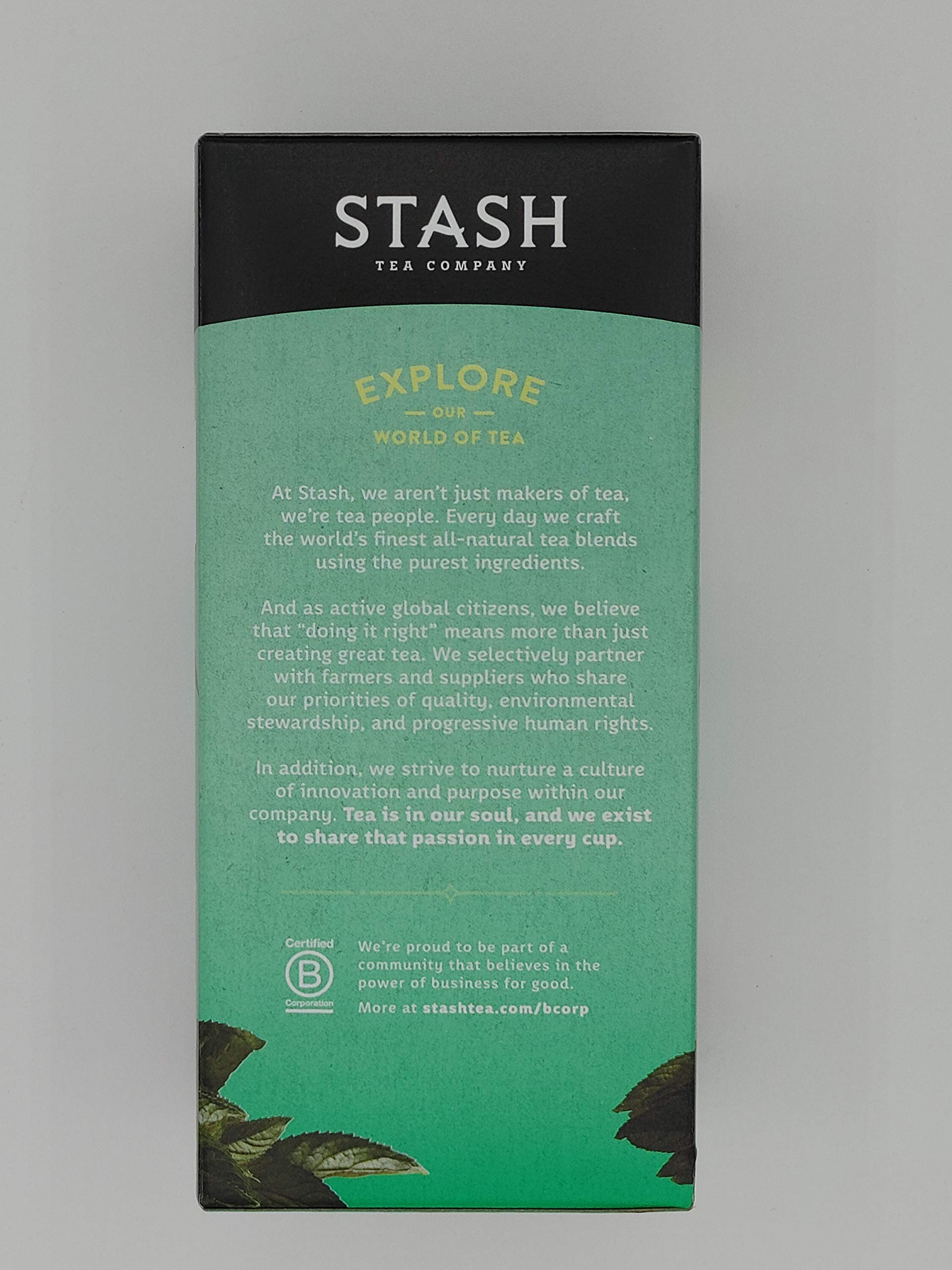 Organic Peppermint Herbal Tea Bags - 30 Count Box | Caffeine-Free, Stress Relief & Digestive Aid | Perfect for Relaxation, After Meals & Bedtime