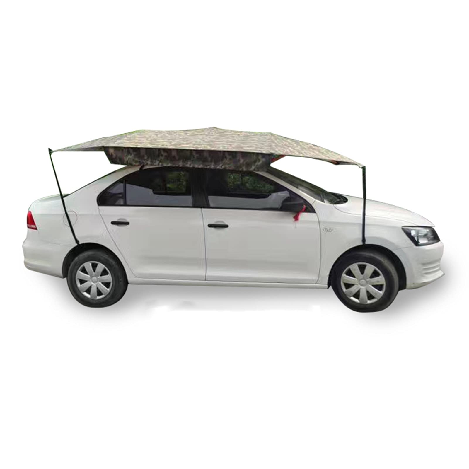 **3.3m Semi-Automatic Hydraulic Car Tent Canopy - Sunproof UV Protection Cover for SUV, Truck, Pickup | Portable Car Shade Shelter for Camping, Beach & Outdoor Adventures (Camouflage Color)**