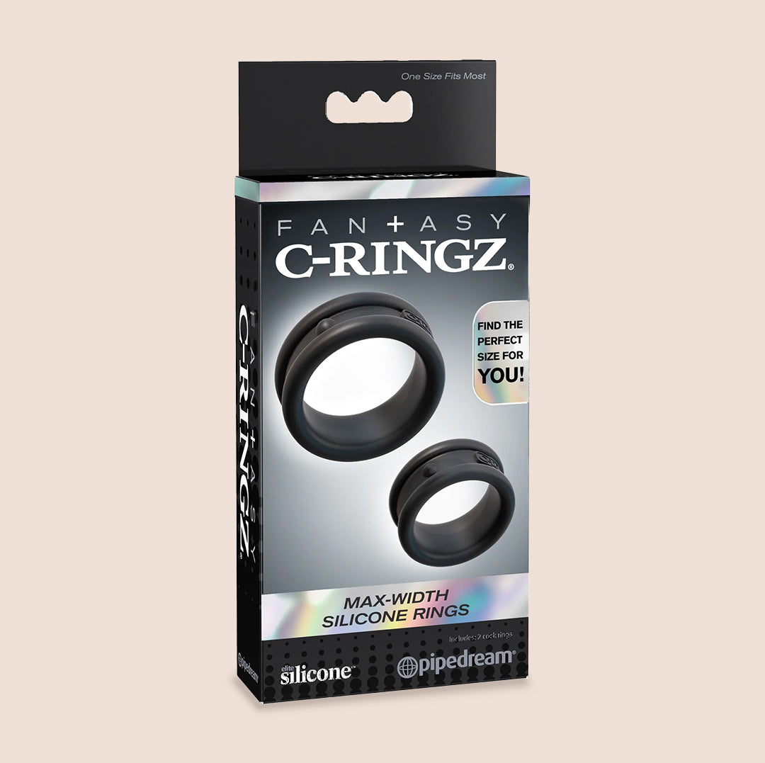 Fantasy C Ringz Max Width Silicone Cock Rings for Men | Comfortable & Durable Penis Rings for Enhanced Pleasure & Performance | Perfect for Couples Play, BDSM & Intimate Moments