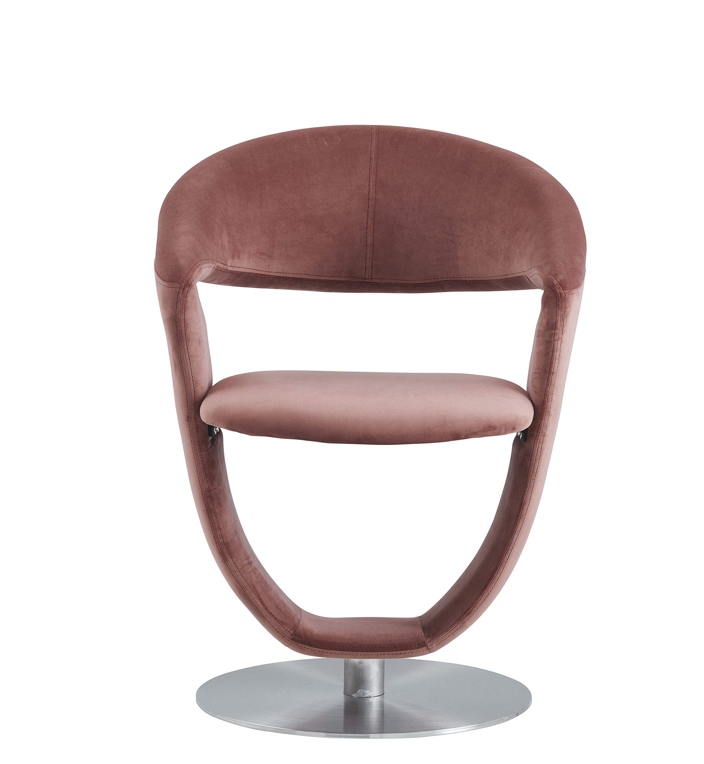 Global Furniture USA Mauve Dining Chair - Modern Upholstered Accent Chair for Kitchen, Dining Room & Office - Comfortable & Stylish Seating Solution