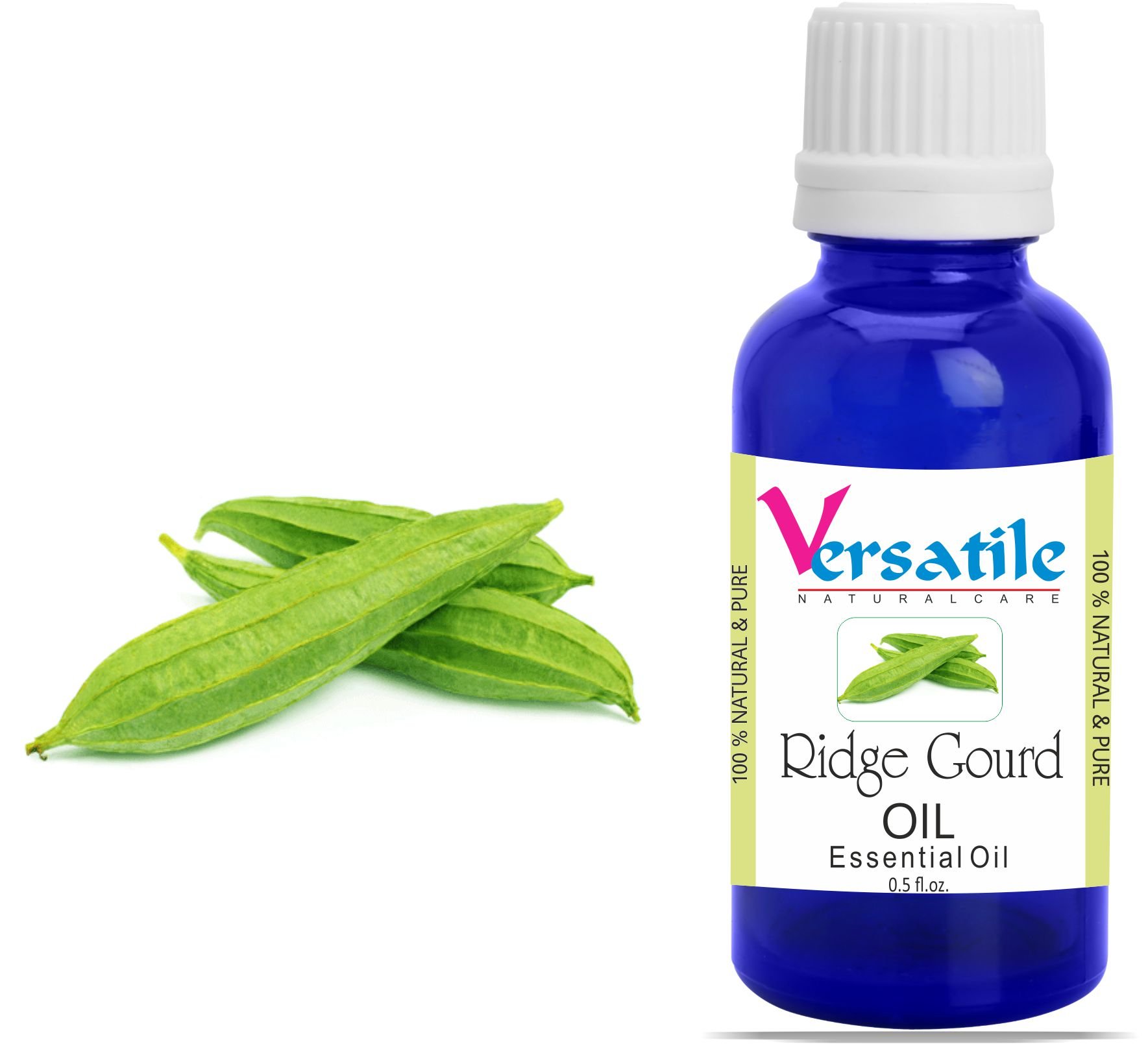 100% Pure Natural Ridge Gourd Essential Oil for Aromatherapy, Massage & Skin Care - 3ml to 1000ml Bottle Sizes - Perfect for Diffusers, DIY Beauty Products & Relaxation Therapy