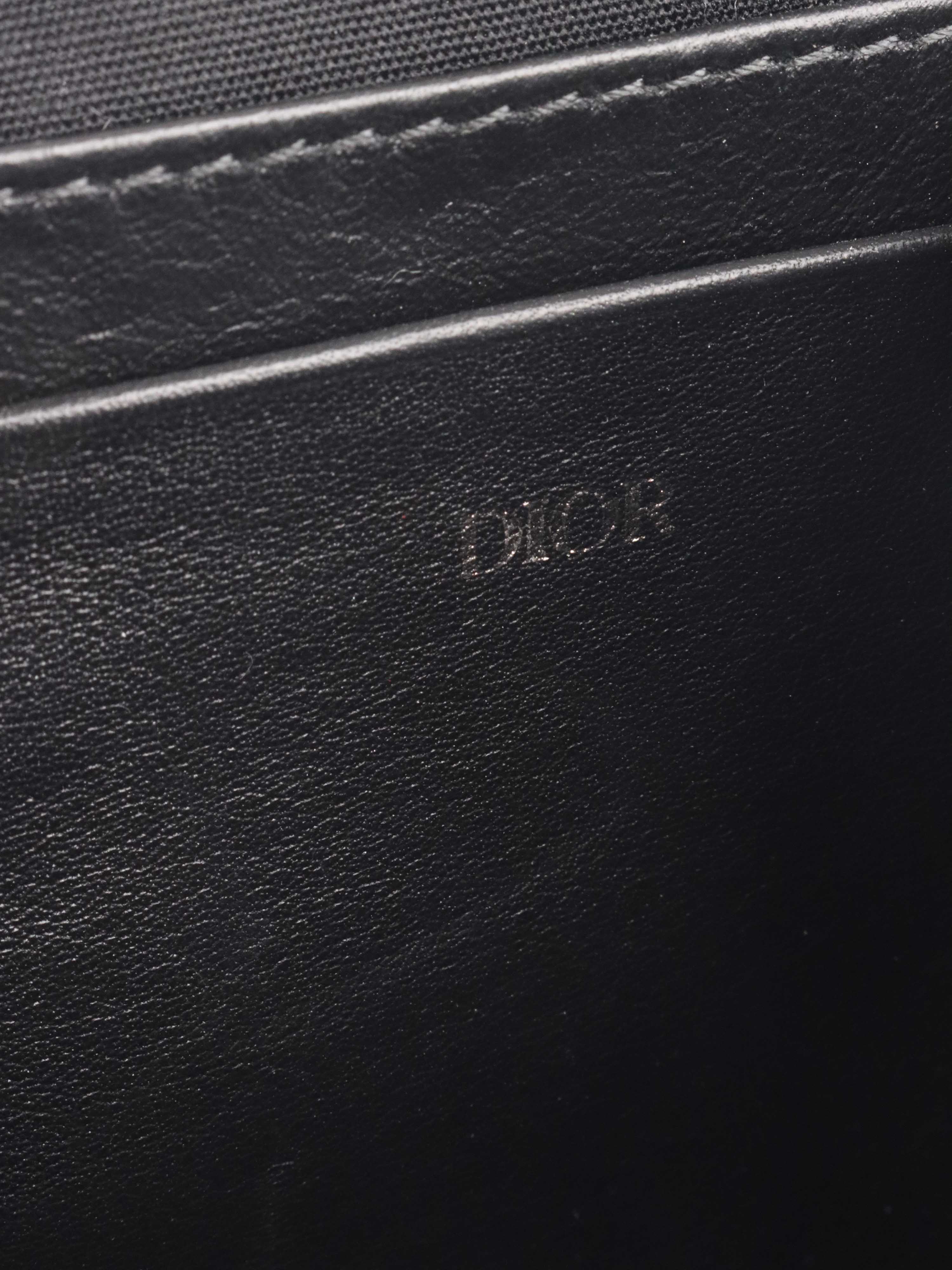 Dior Oblique Jacquard Pouch with Adjustable Strap - Black Luxury Crossbody Bag for Women | Perfect for Everyday Use, Travel & Special Occasions