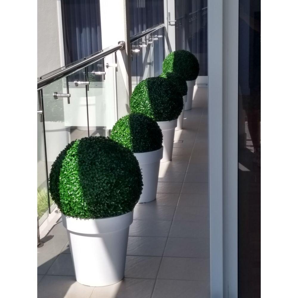 44cm Large UV Resistant Artificial Boxwood Topiary Ball - Perfect for Outdoor Decor, Garden Landscaping, and Patio Arrangements