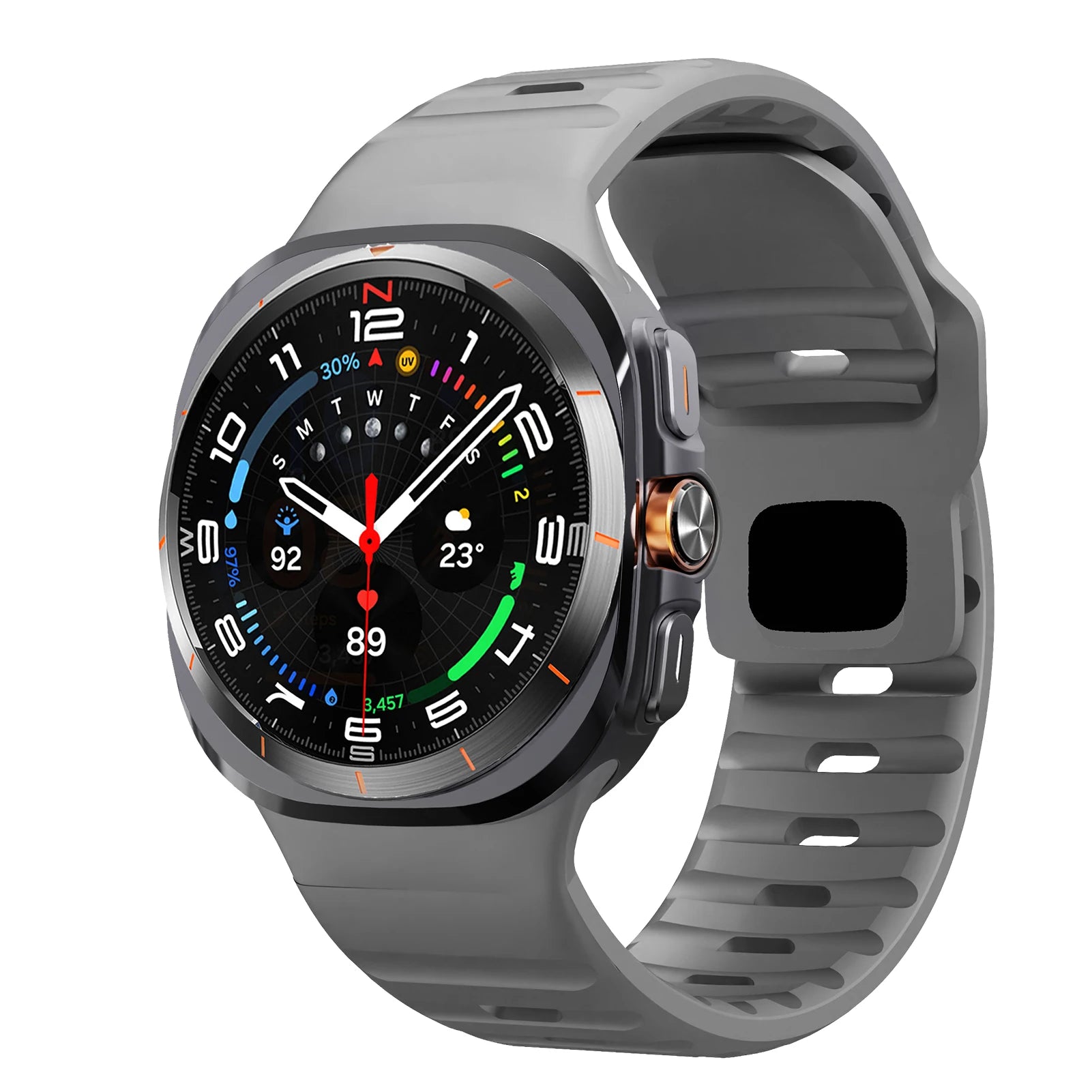 Durable Silicone Bands for Samsung Galaxy Watch Ultra - Sport, Fitness & Outdoor Activity Replacement Straps