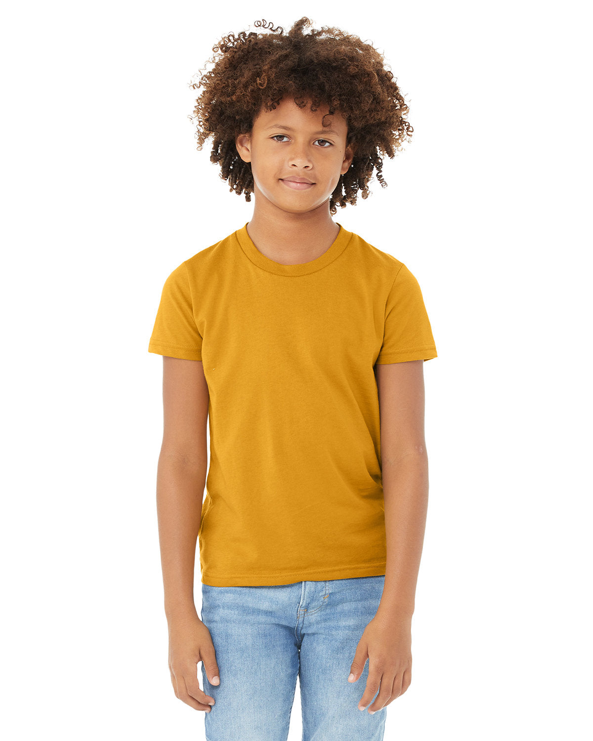 Bella + Canvas 3001Y Youth Jersey T-Shirt - Soft Cotton Short Sleeve Tee for Kids - Perfect for School, Play & Everyday Wear
