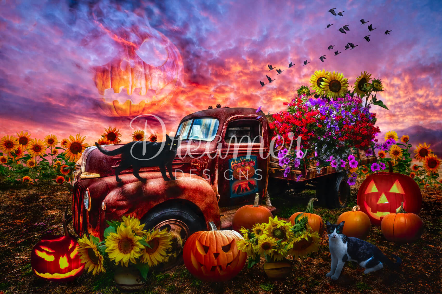 Spooky Haunted Halloween Library Decor - Gothic Bookshelf & Scary Props for Halloween Party, Haunted House, and Themed Events