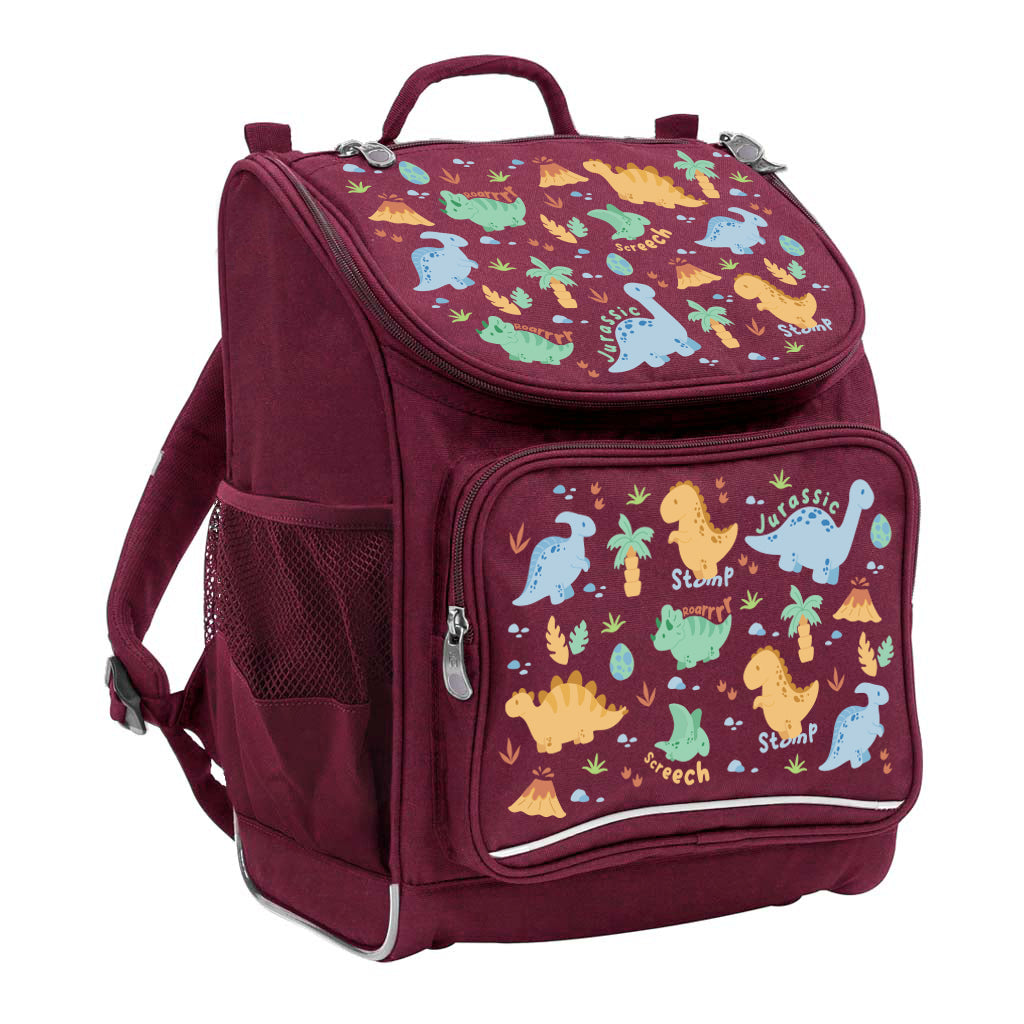 Jurassic Mighty Junior Dinosaur Backpack for Kids - School Backpack with Adjustable Straps & Multiple Pockets - Perfect for School, Travel & Outdoor Adventures